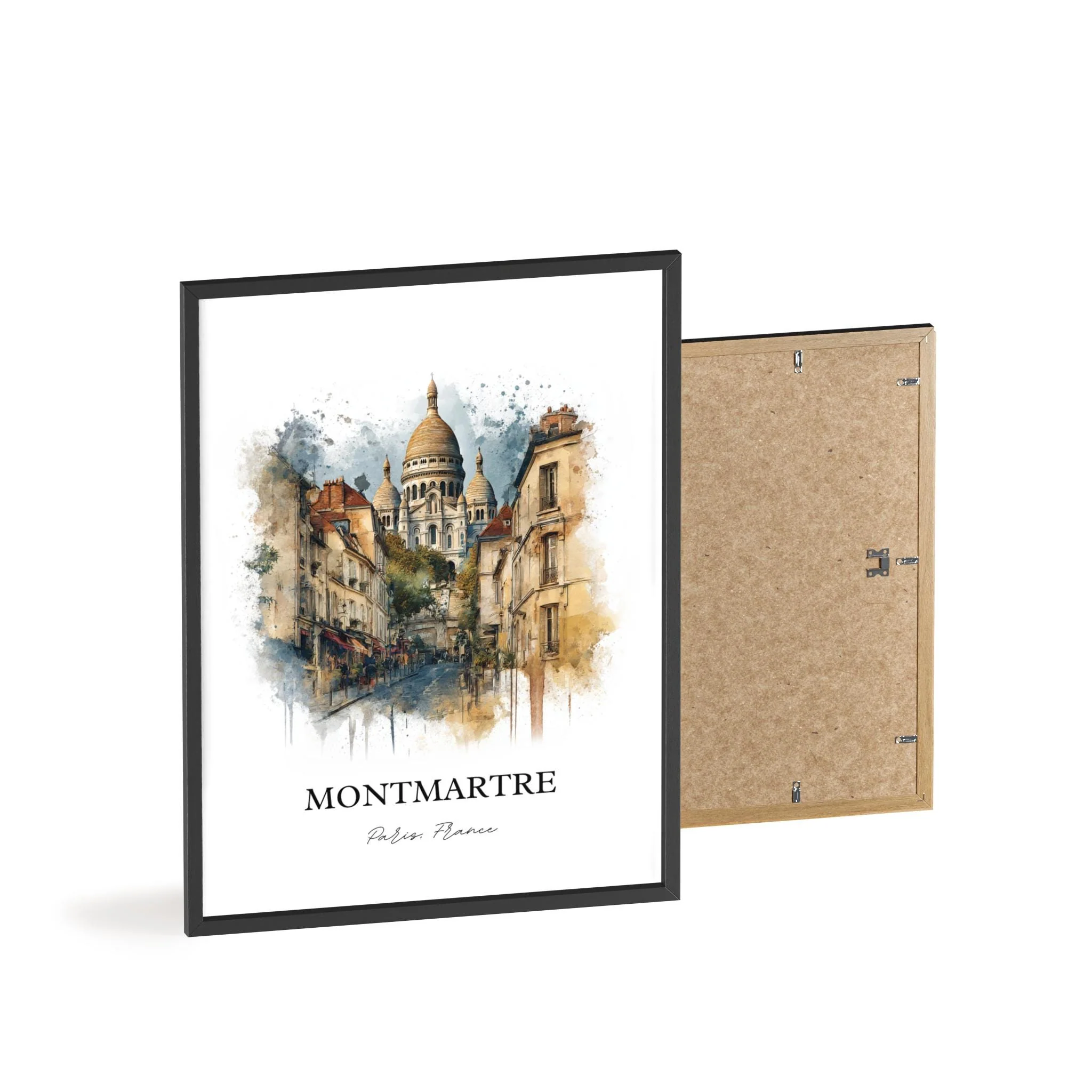 Montmartre, France – Watercolor Art Print - Image 10