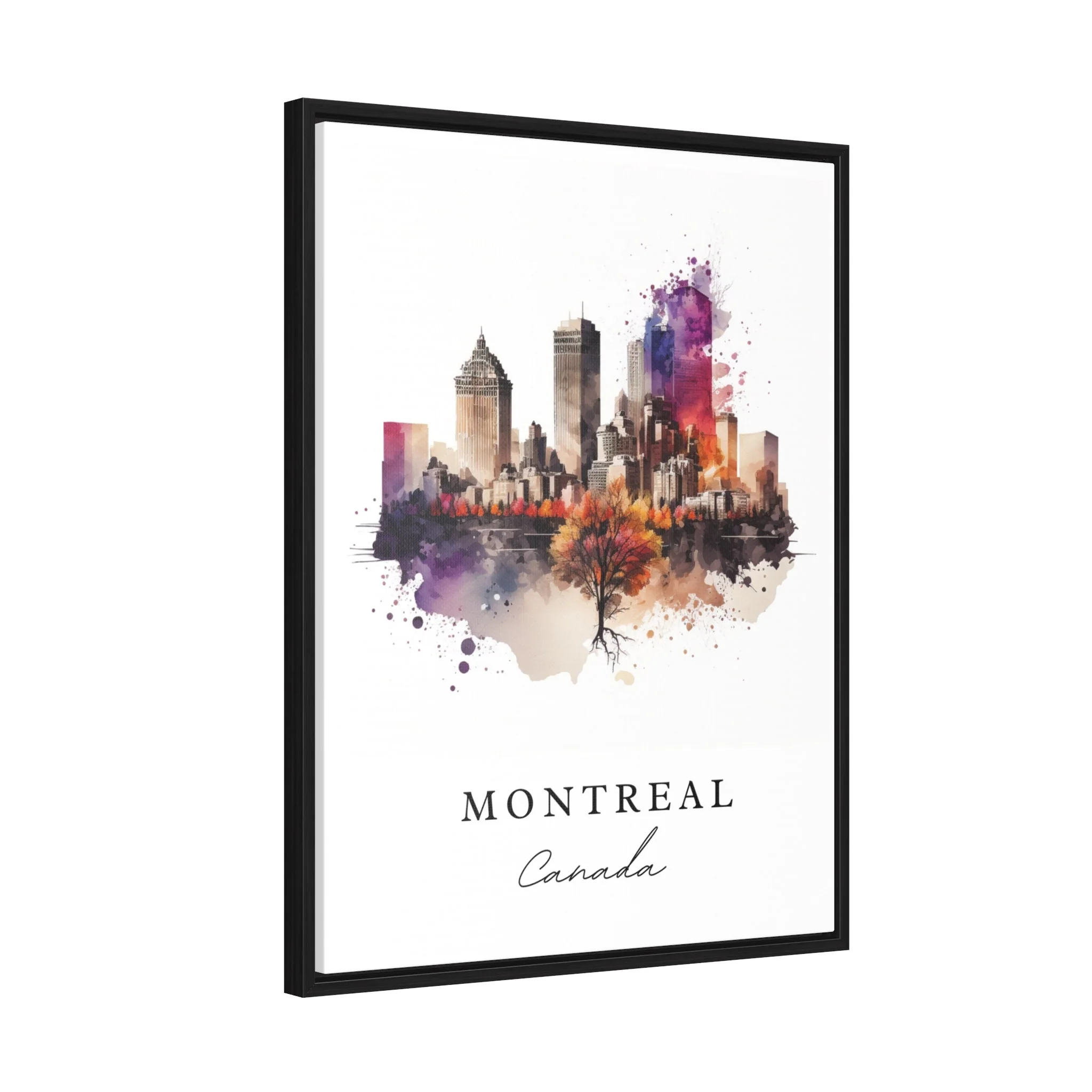 Montreal, Canada – Watercolor Art Print - Image 3