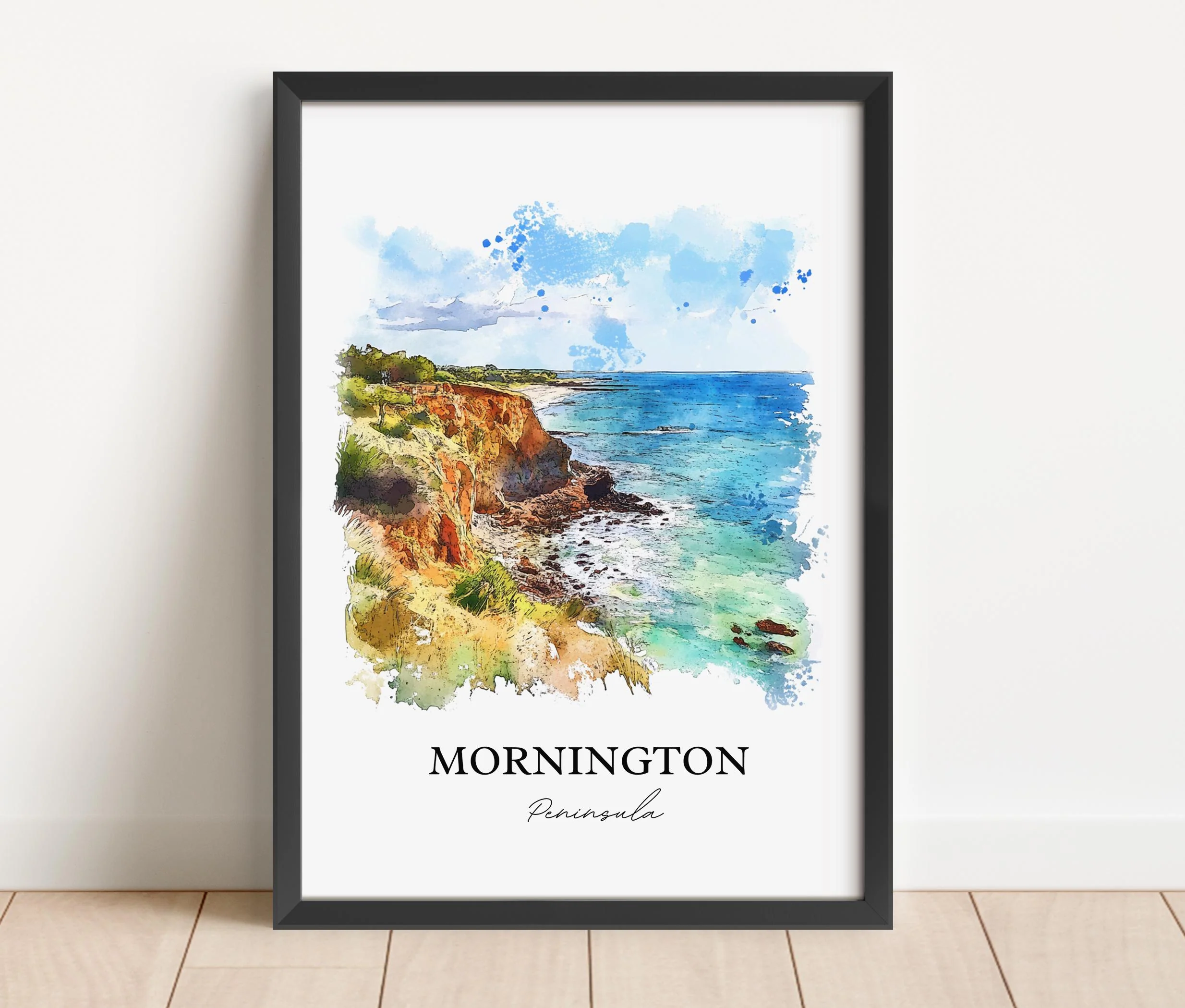 Mornington Peninsula, Australia – Watercolor Art Print Cape Schanck, Victoria - Image 3