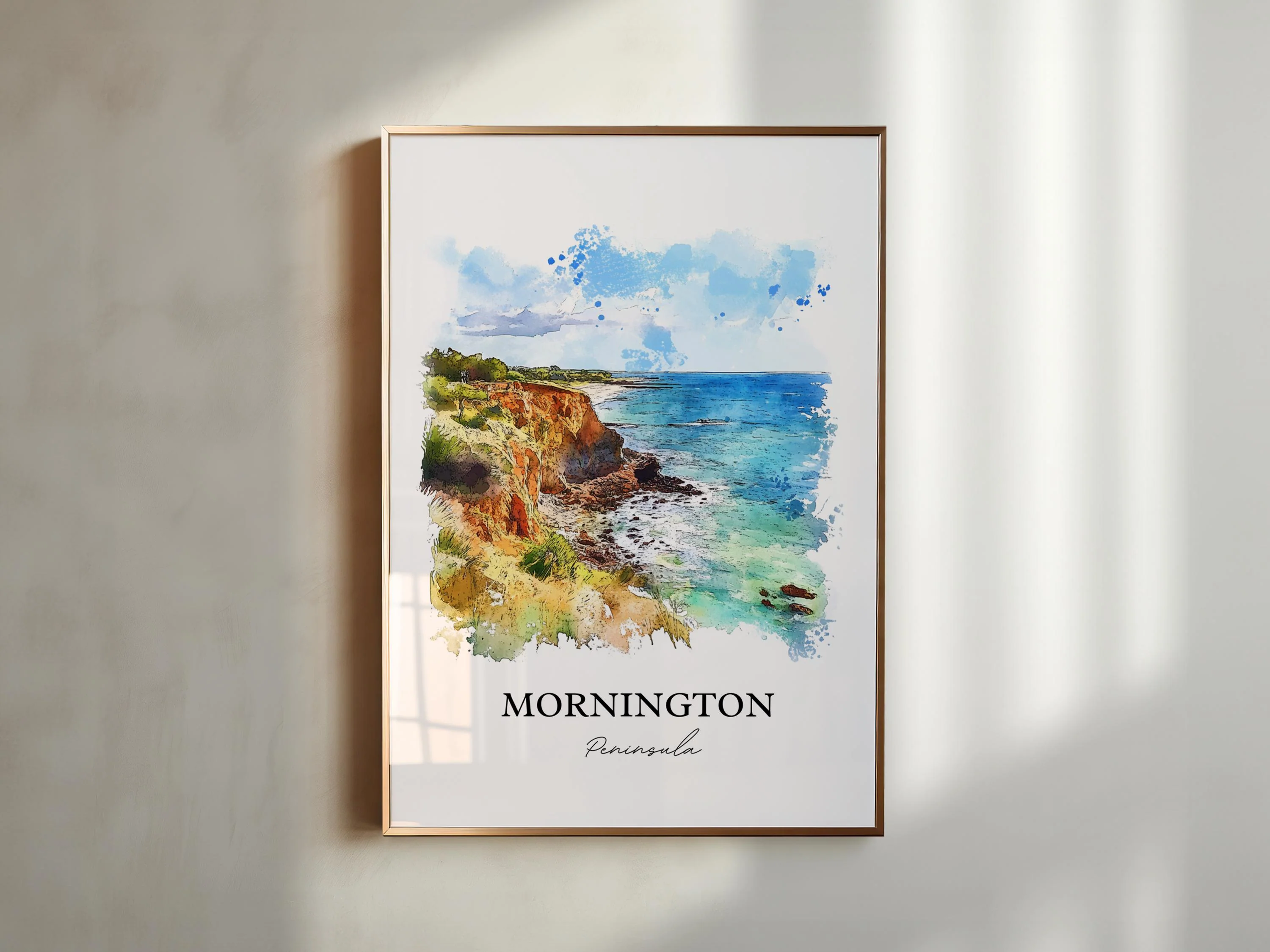 Mornington Peninsula, Australia – Watercolor Art Print Cape Schanck, Victoria - Image 4