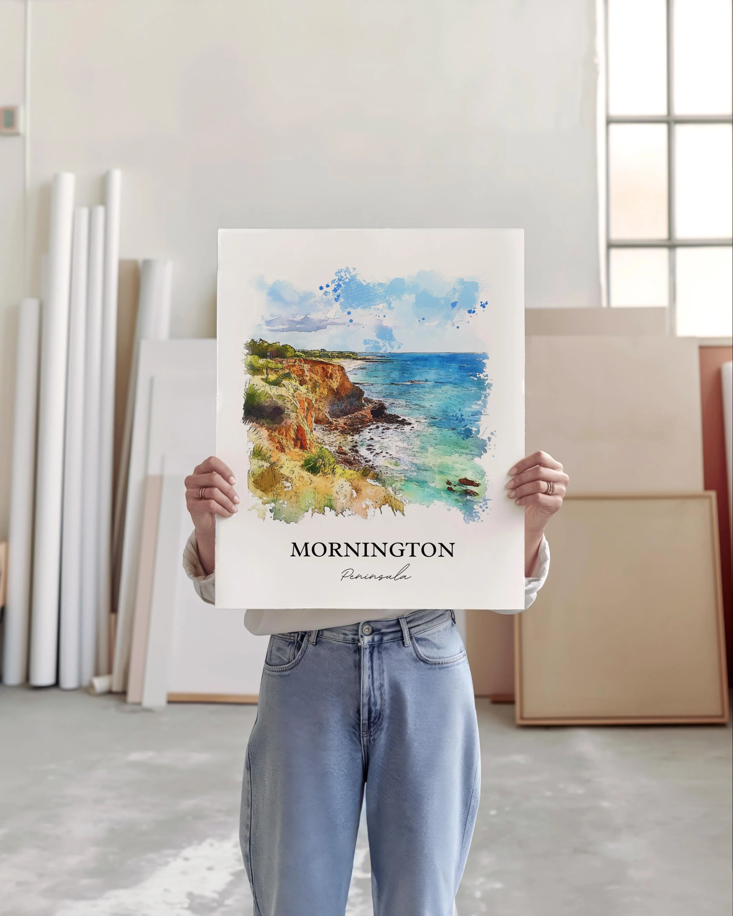 Mornington Peninsula, Australia – Watercolor Art Print Cape Schanck, Victoria - Image 6
