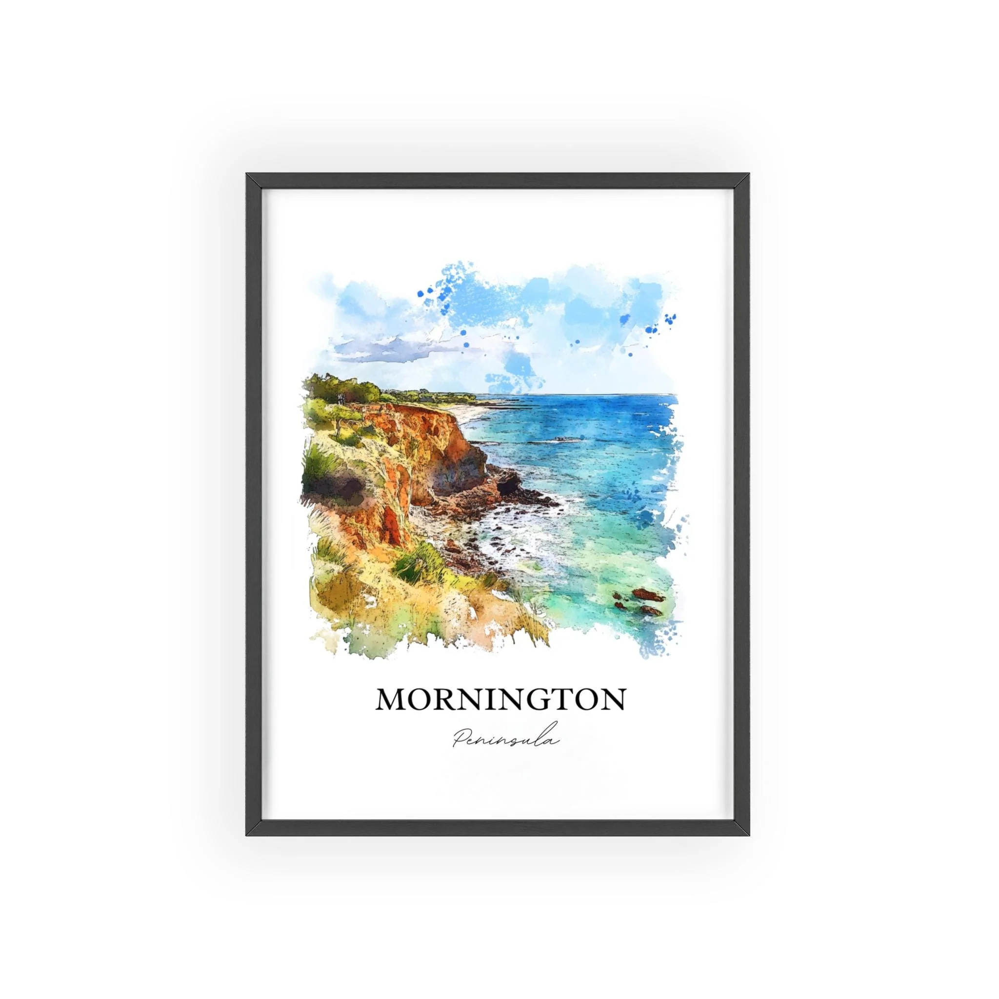 Mornington Peninsula, Australia – Watercolor Art Print Cape Schanck, Victoria - Image 7