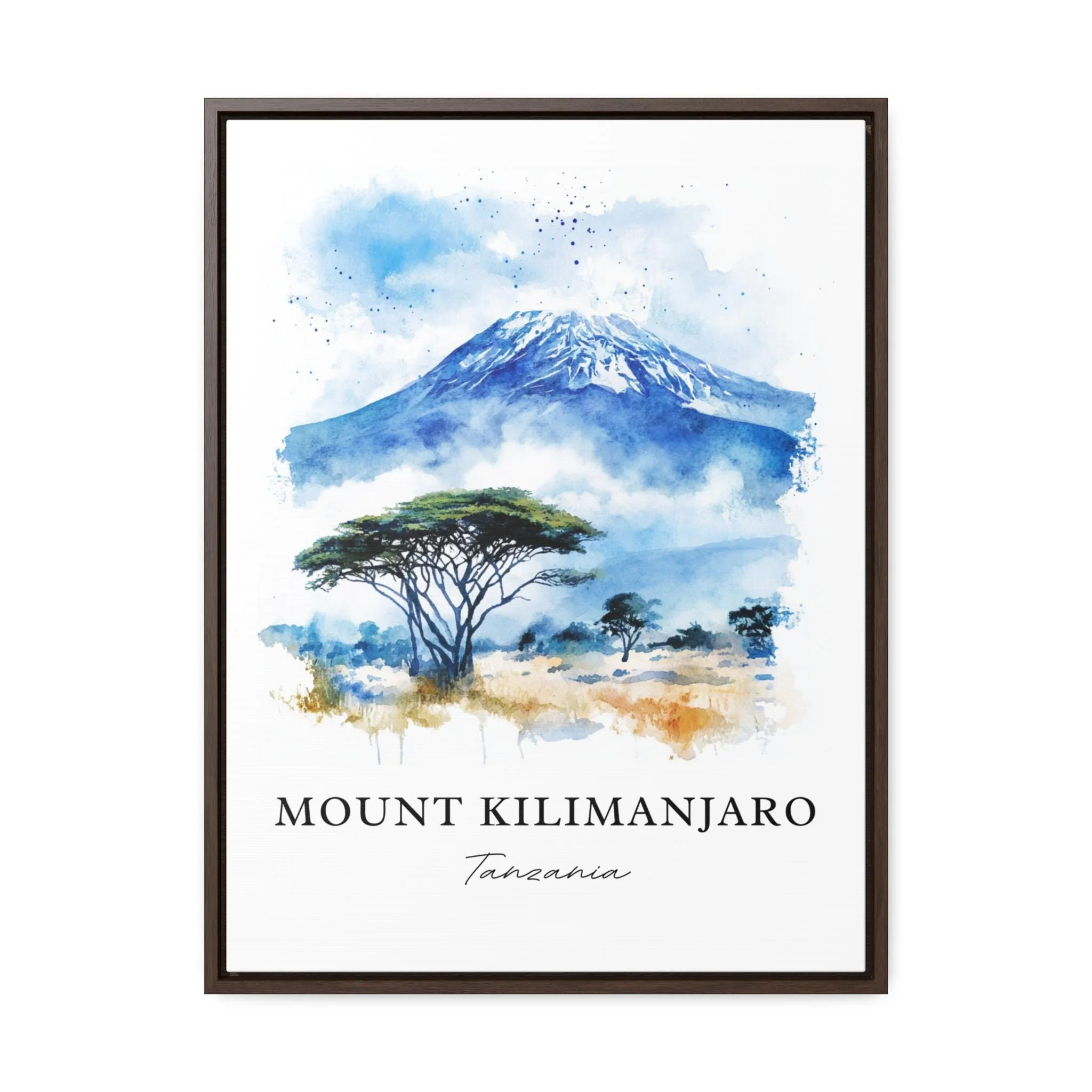Mount Kilimanjaro, Tanzania – Watercolor Art Print - Image 6