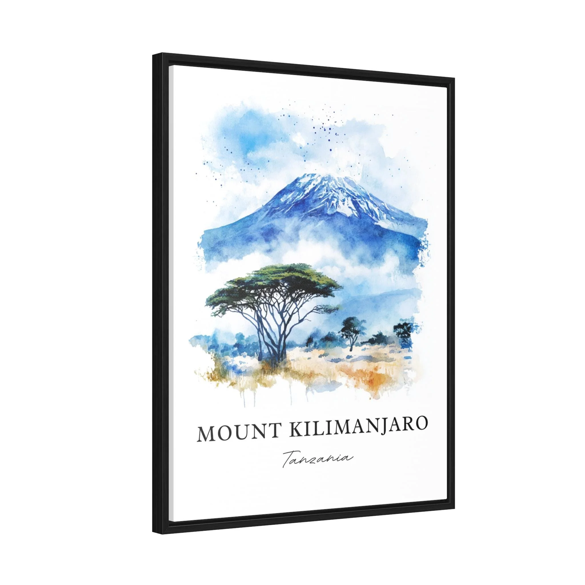 Mount Kilimanjaro, Tanzania – Watercolor Art Print - Image 7