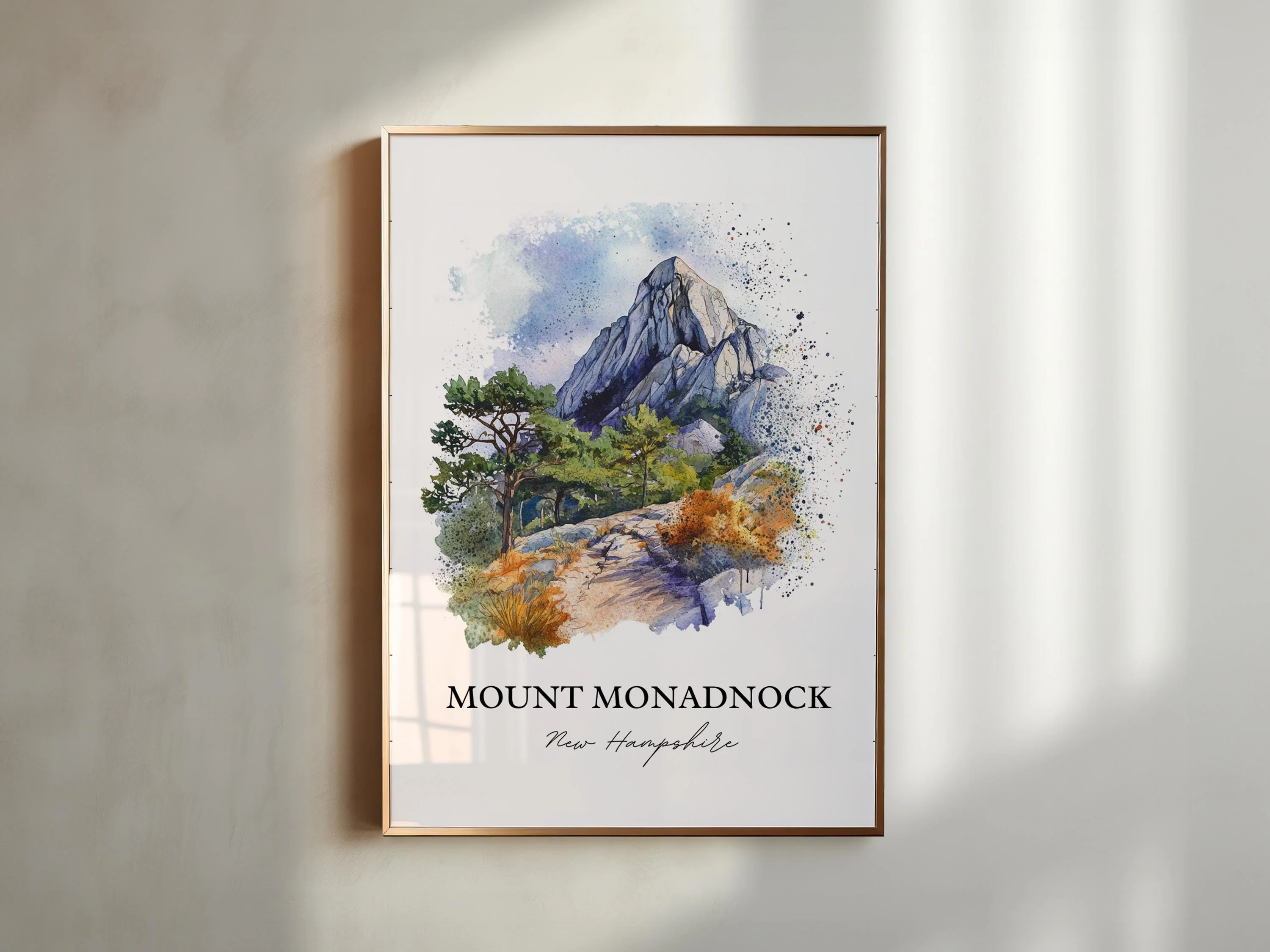 Mount Monadnock, United States – Watercolor Art Print - Image 5
