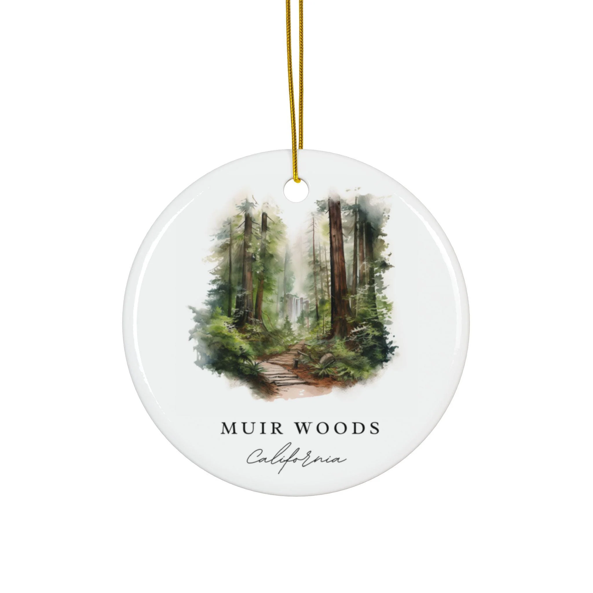 Muir Woods Ornament: Unique Muir Woods Souvenir, Muir Woods CA Decor, and Authentic Muir Woods California Gift - Image 3