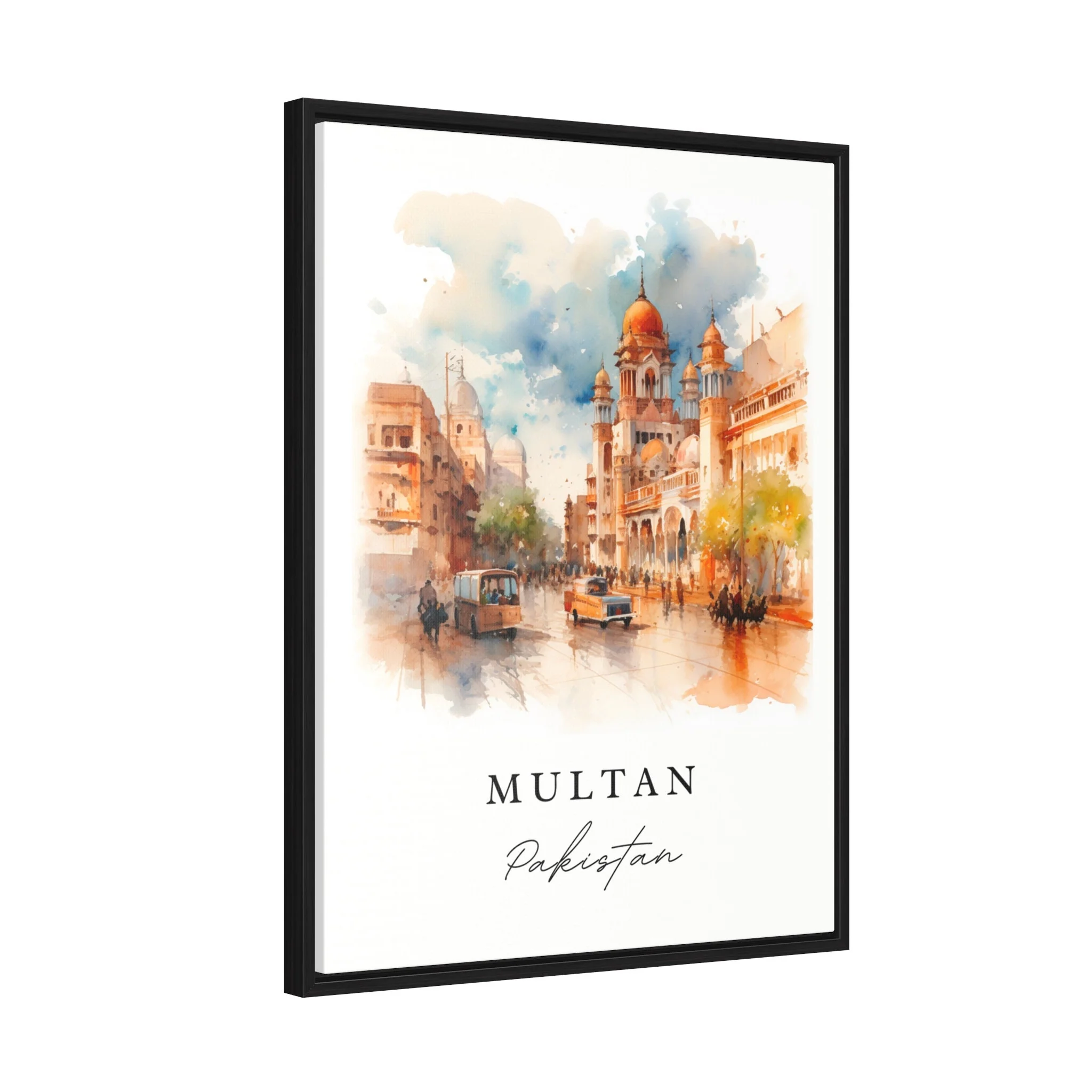 Multan, Pakistan – Watercolor Art Print - Image 6