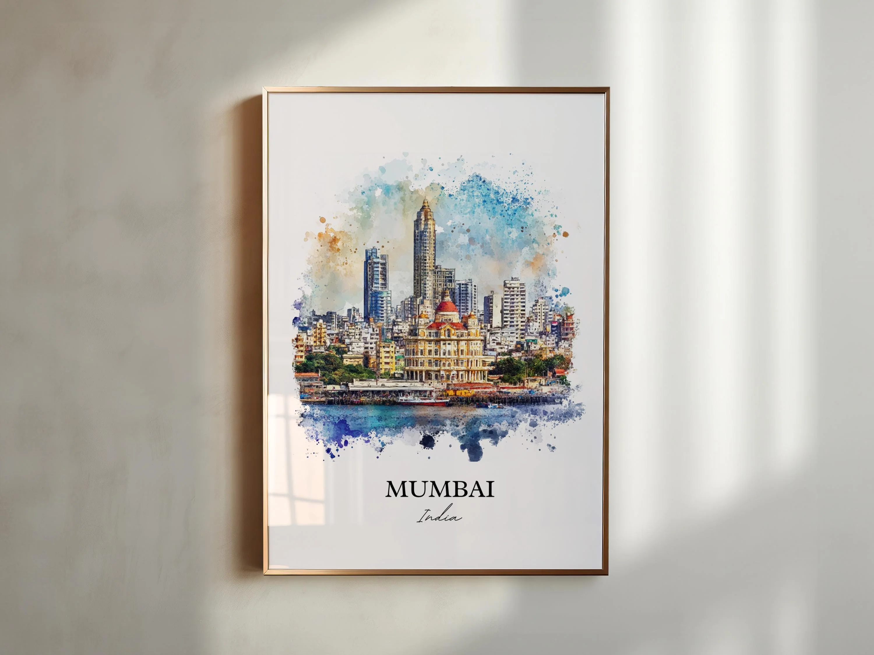Mumbai, India – Watercolor Art Print - Image 6