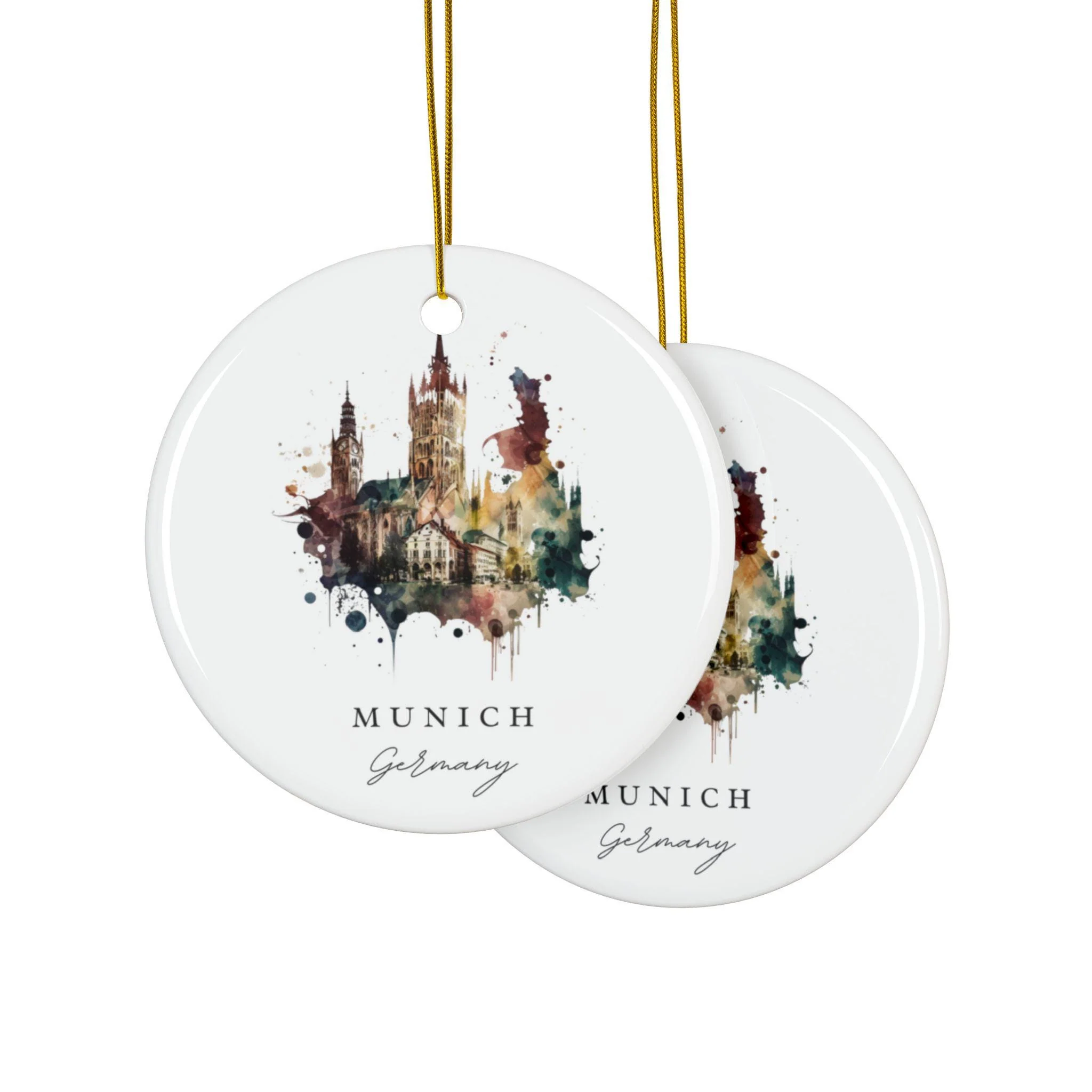 Munich Germany Ornament: Unique Munich Souvenir, Munich Decor, and Authentic Munich Germany Gift - Image 3