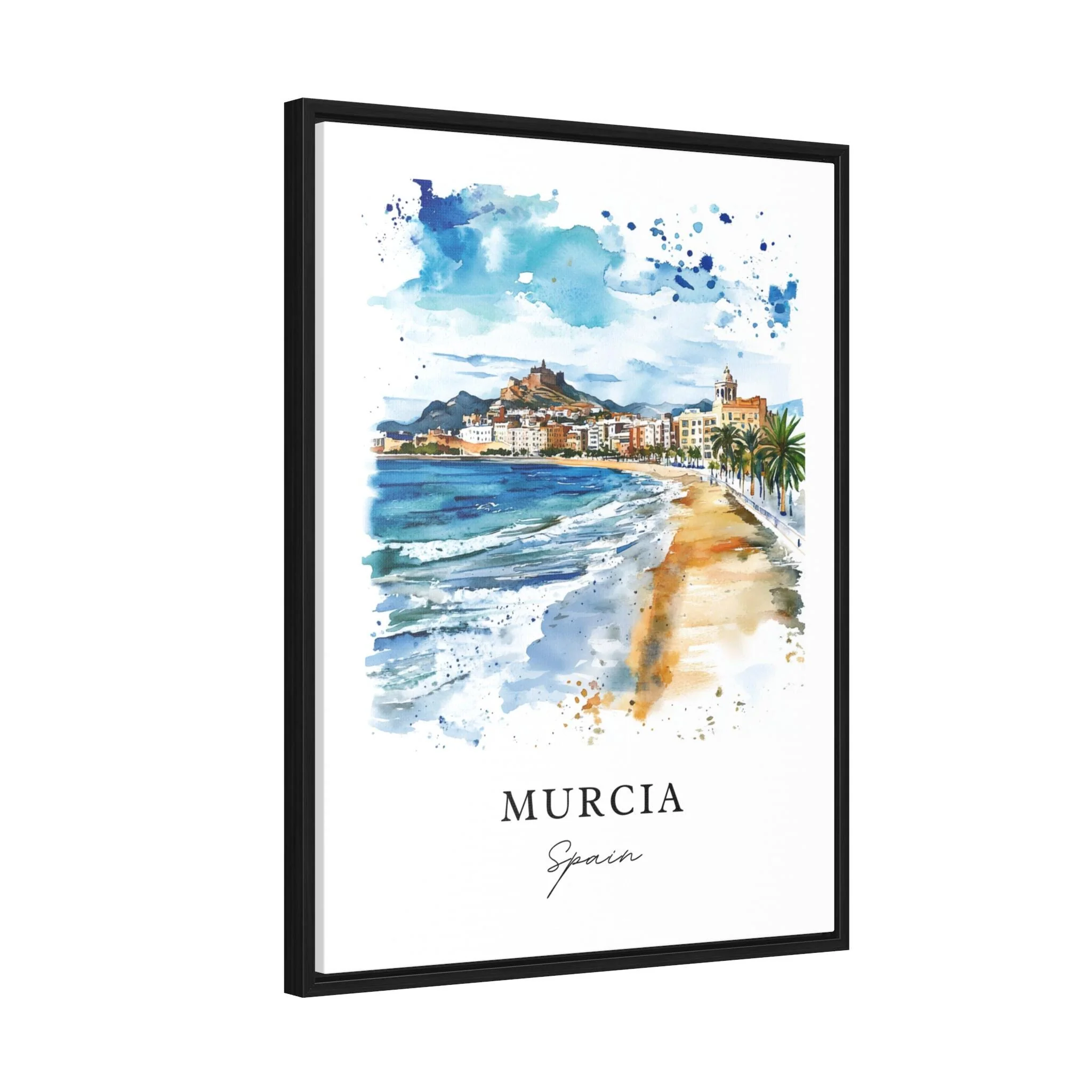 Murcia, Spain – Watercolor Art Print - Image 6