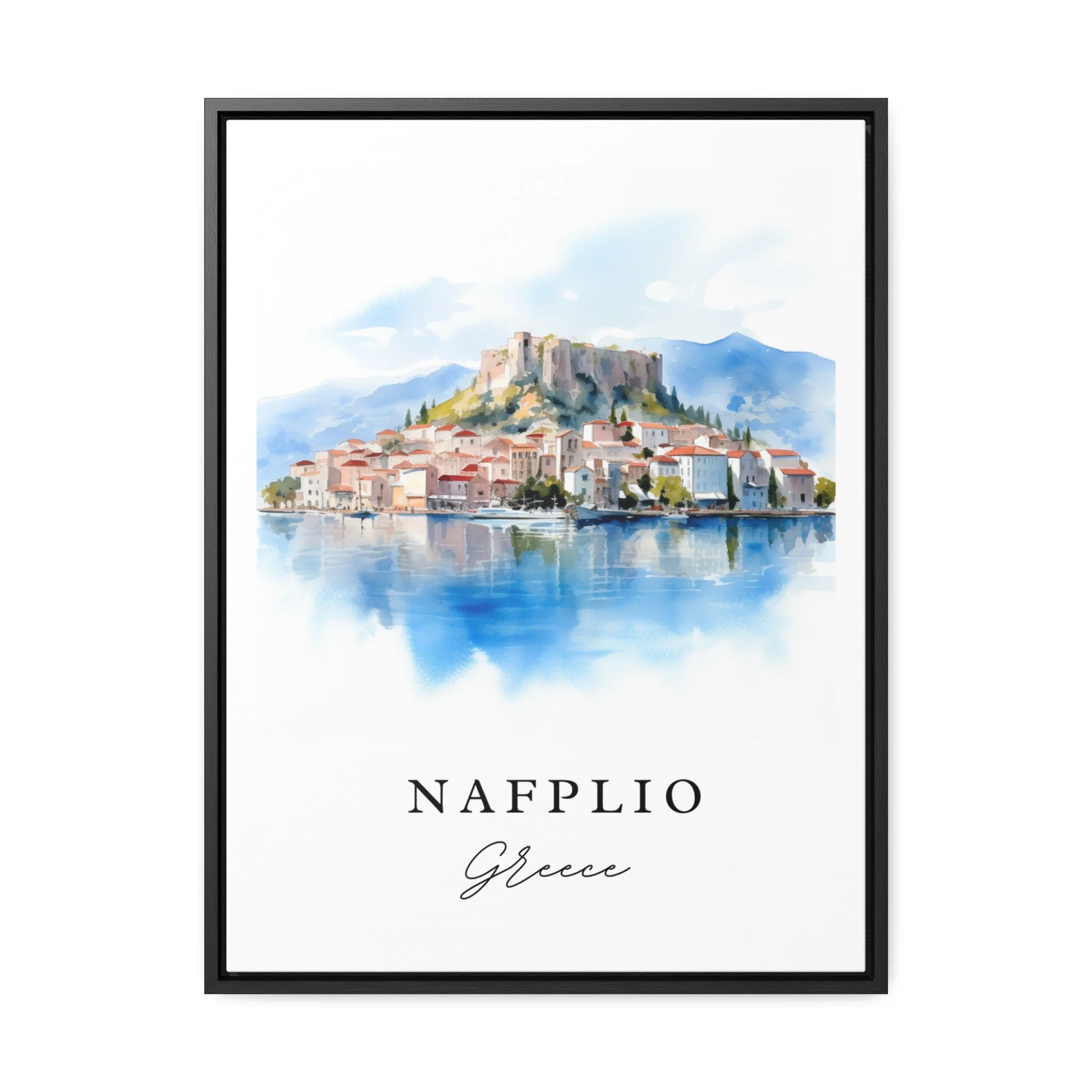 Nafplio, Greece – Watercolor Art Print - Image 5