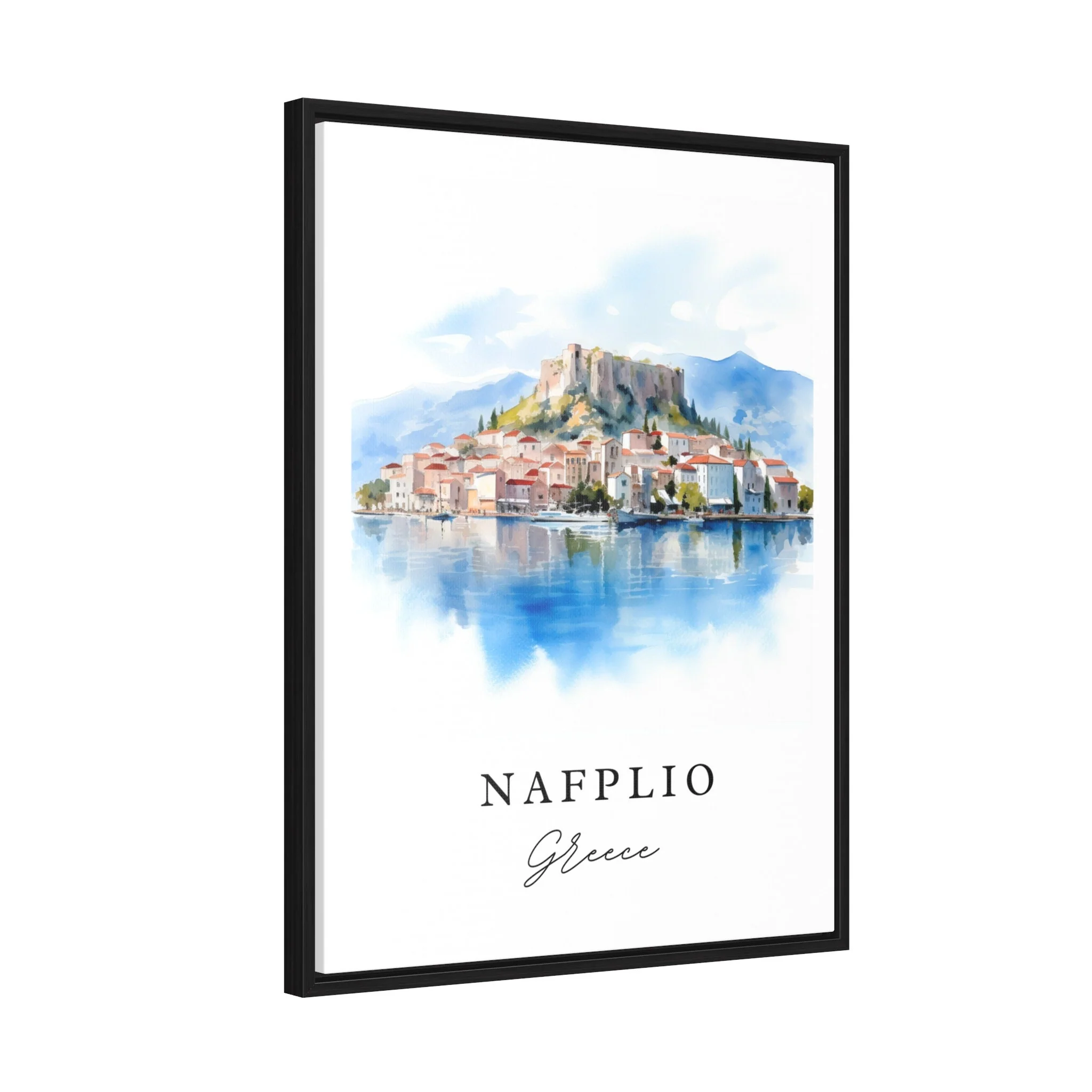 Nafplio, Greece – Watercolor Art Print - Image 6