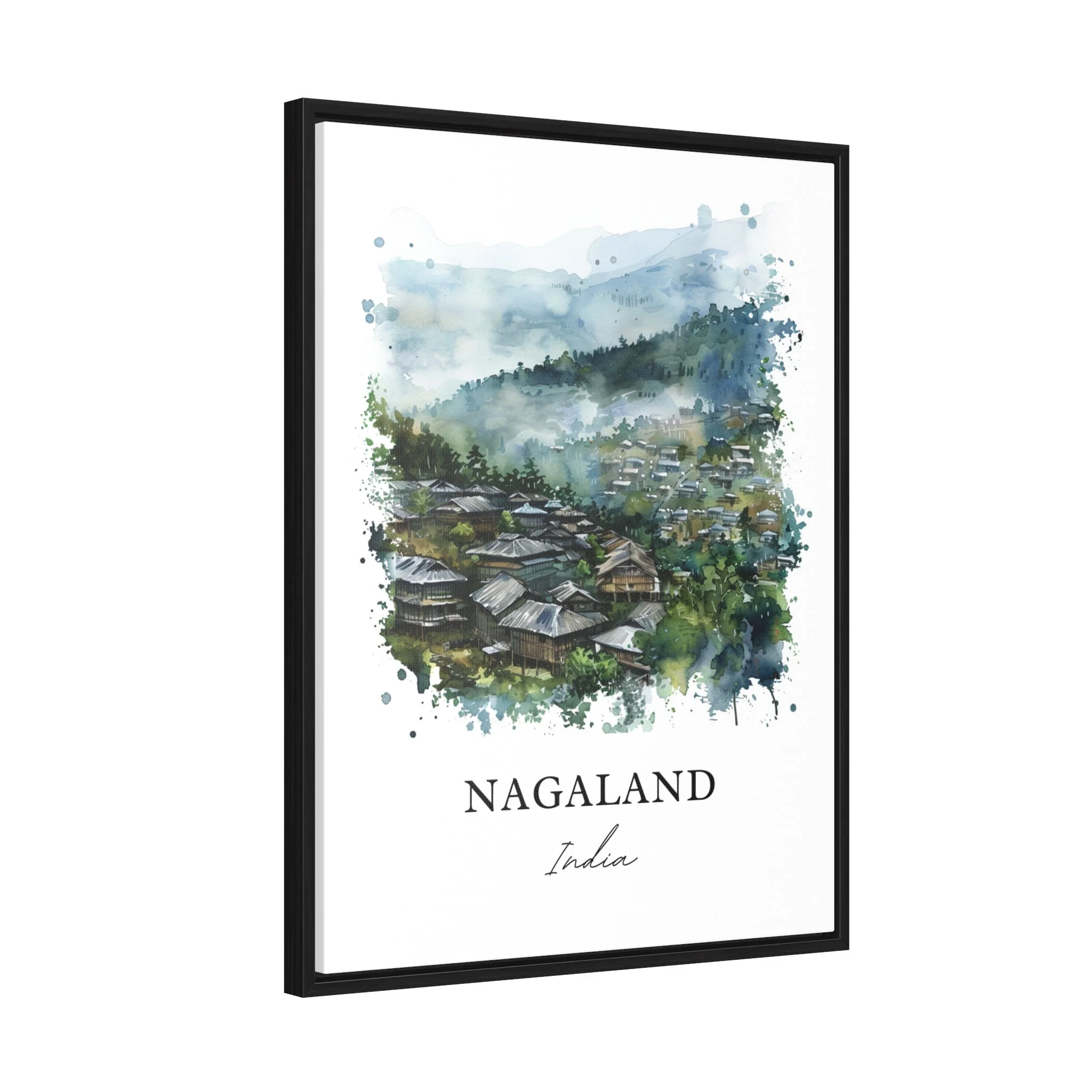 Nagaland, India – Watercolor Art Print
Kohima, India – Watercolor Art Print - Image 6