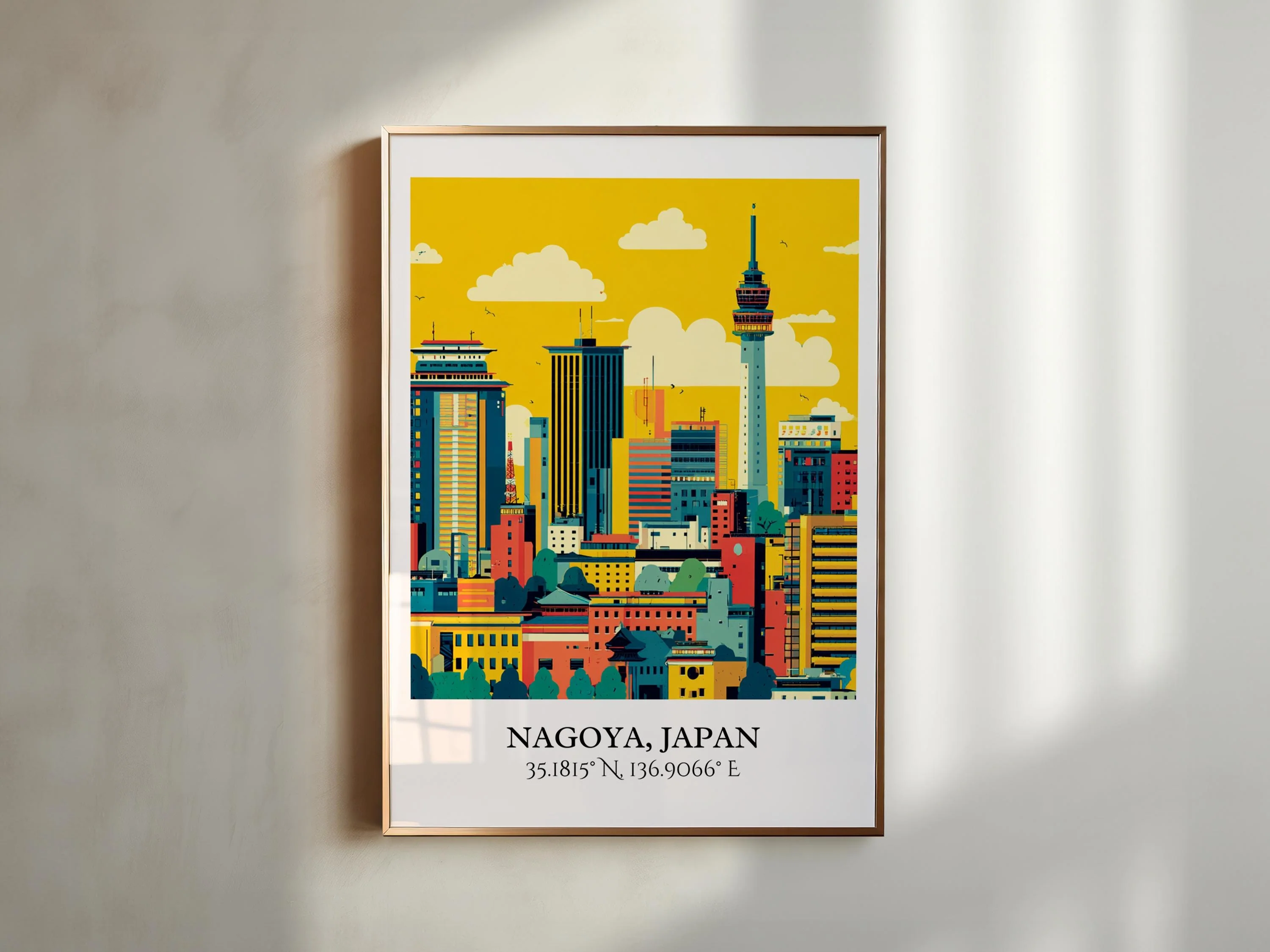Nagoya, Japan – Watercolor Art Print - Image 5