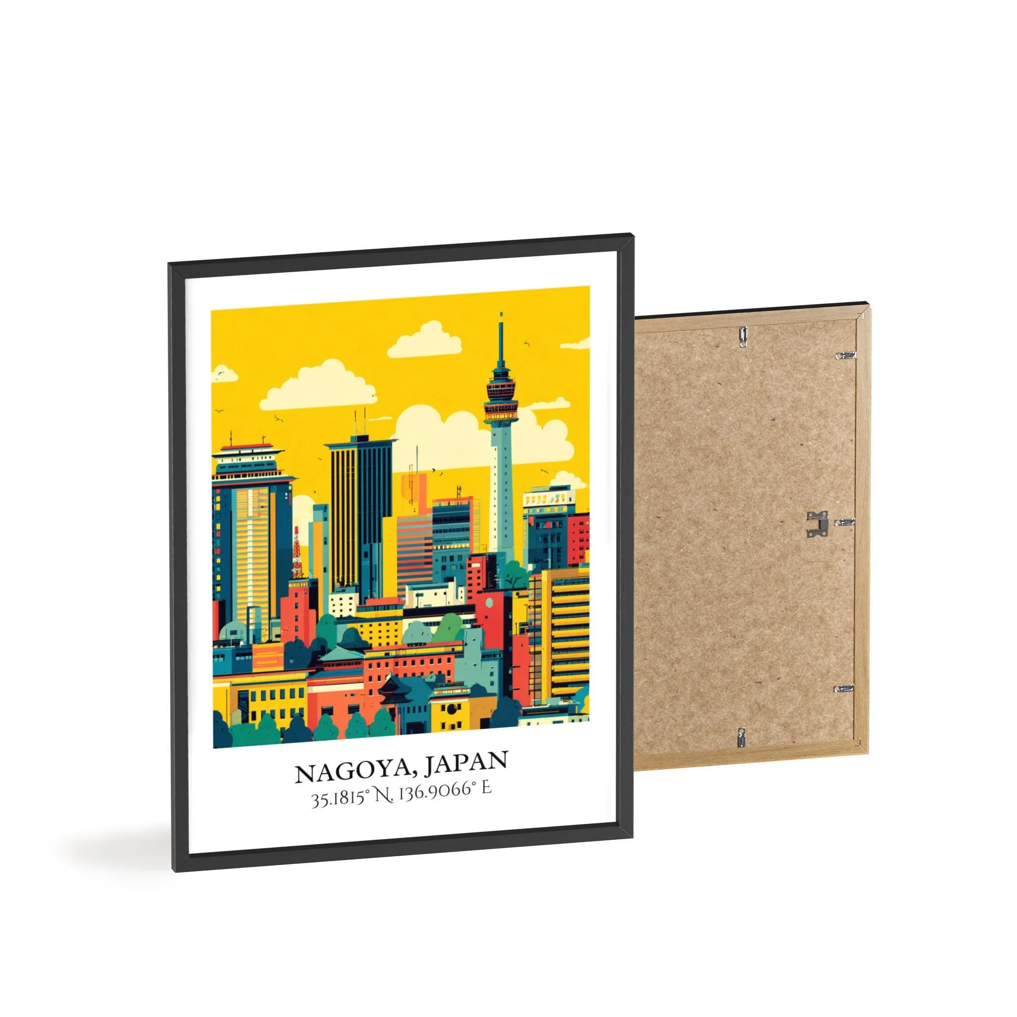 Nagoya, Japan – Watercolor Art Print - Image 8