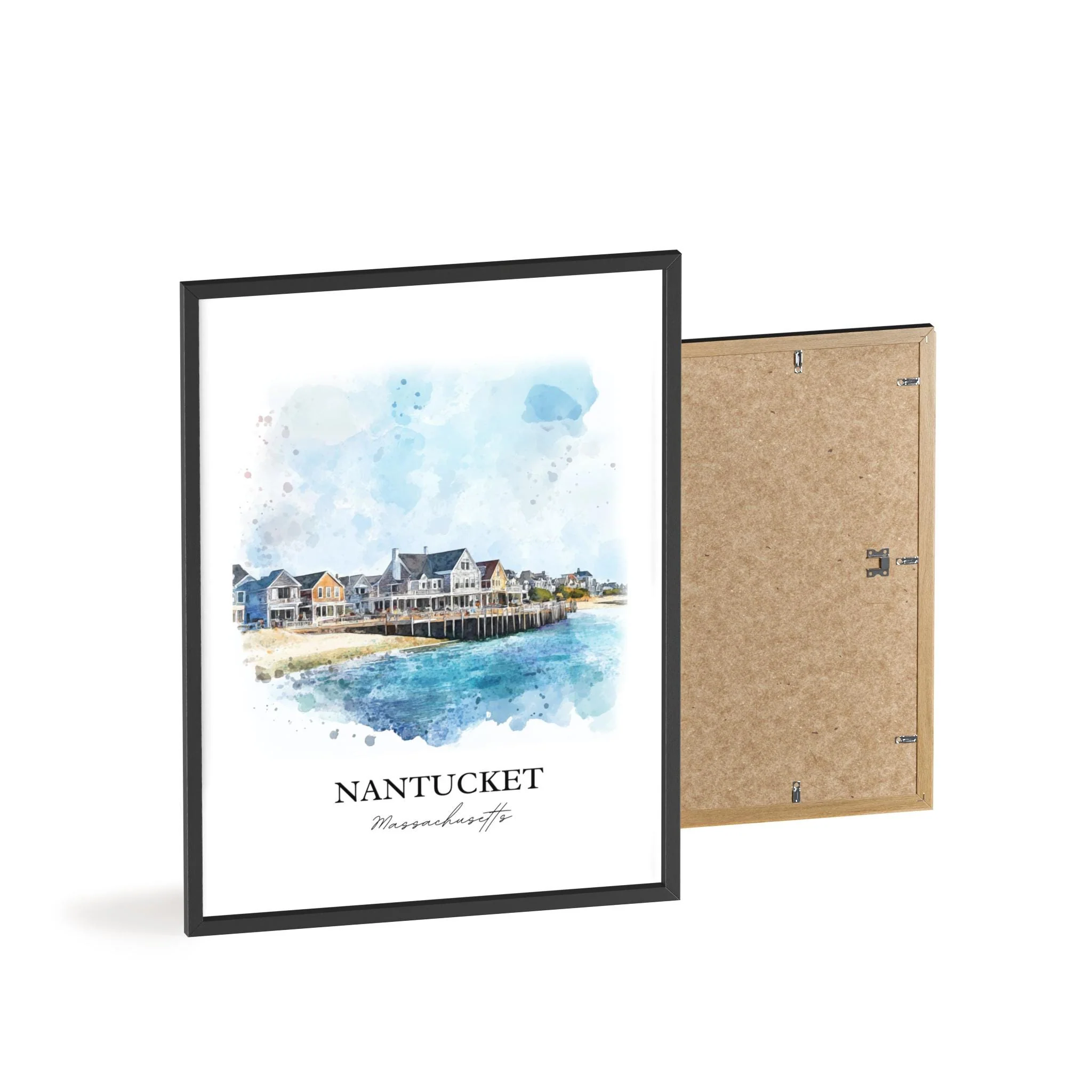 Nantucket, USA – Watercolor Art Print - Image 8