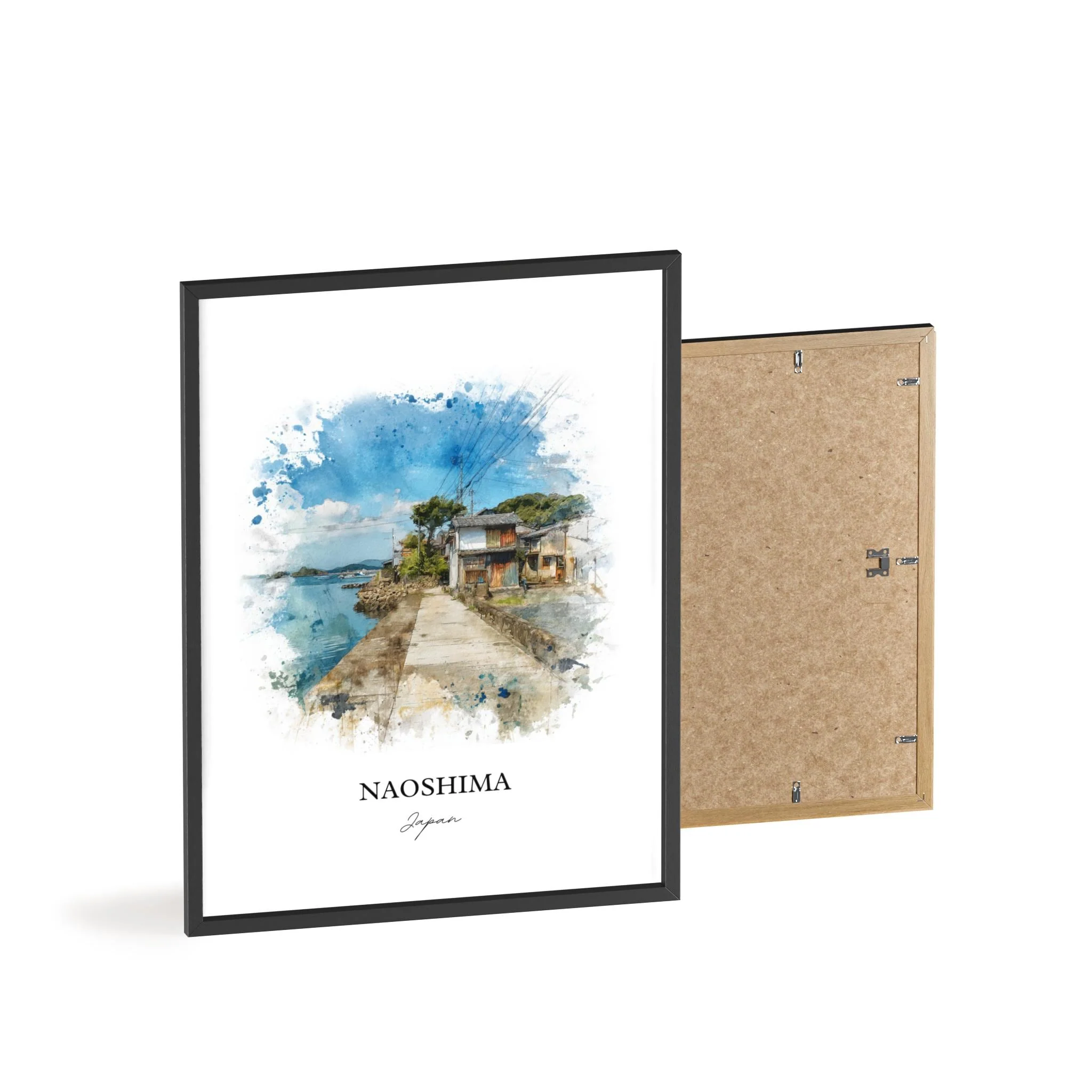 Naoshima, Japan – Watercolor Art Print - Image 11
