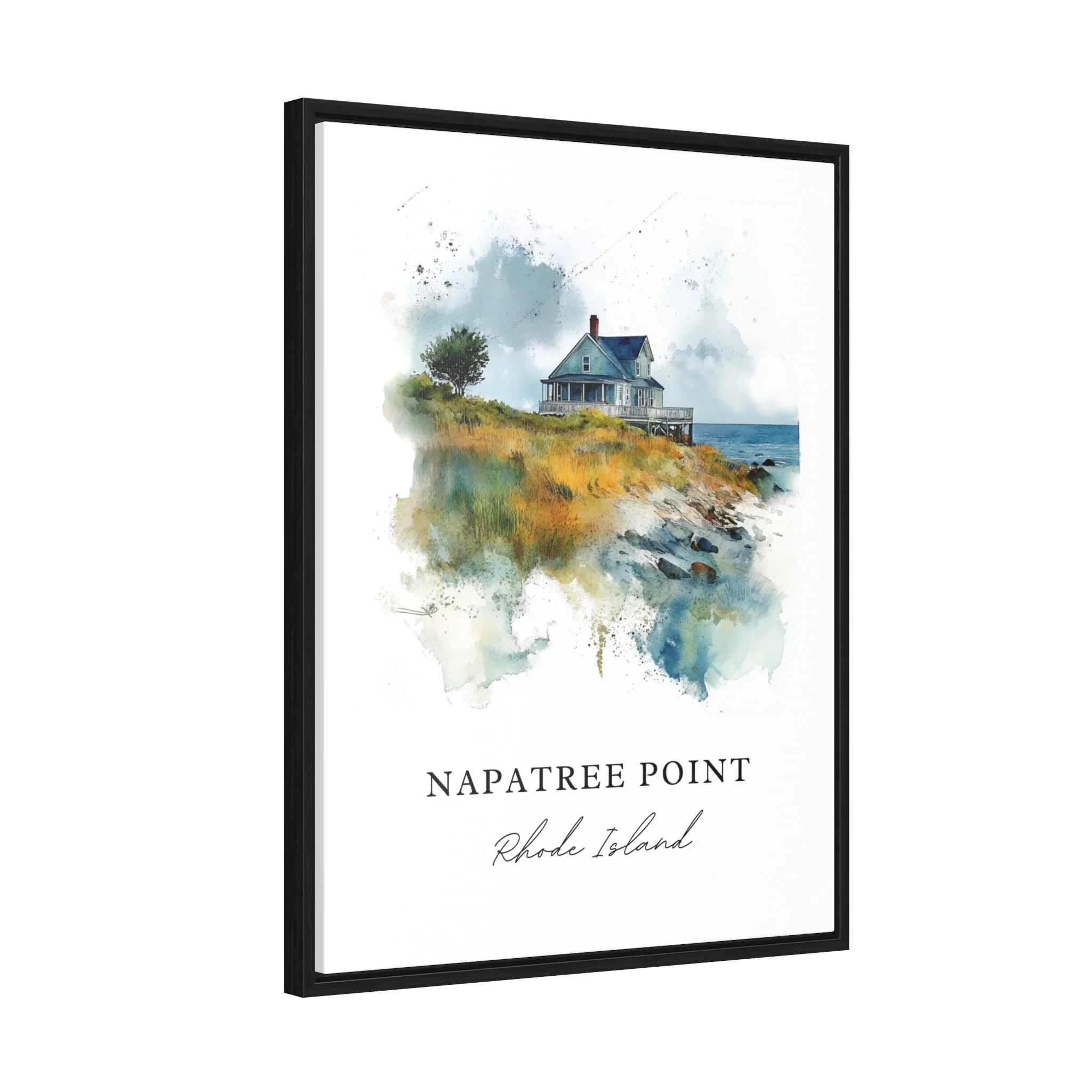 Napatree Point, RI, USA – Watercolor Art Print - Image 7