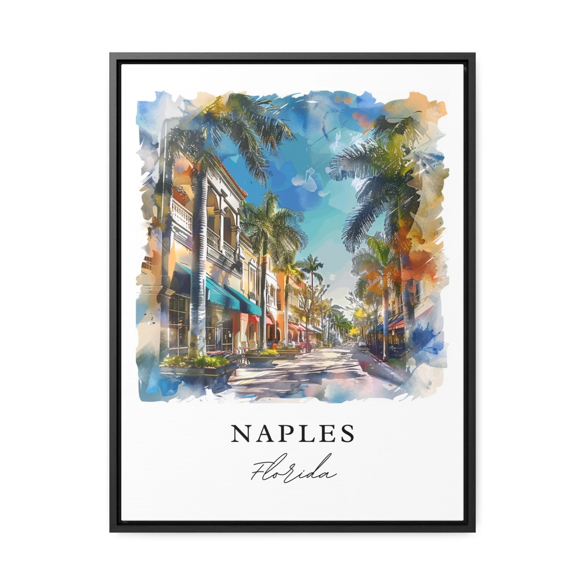 Naples, Florida – Watercolor Art Print - Image 5