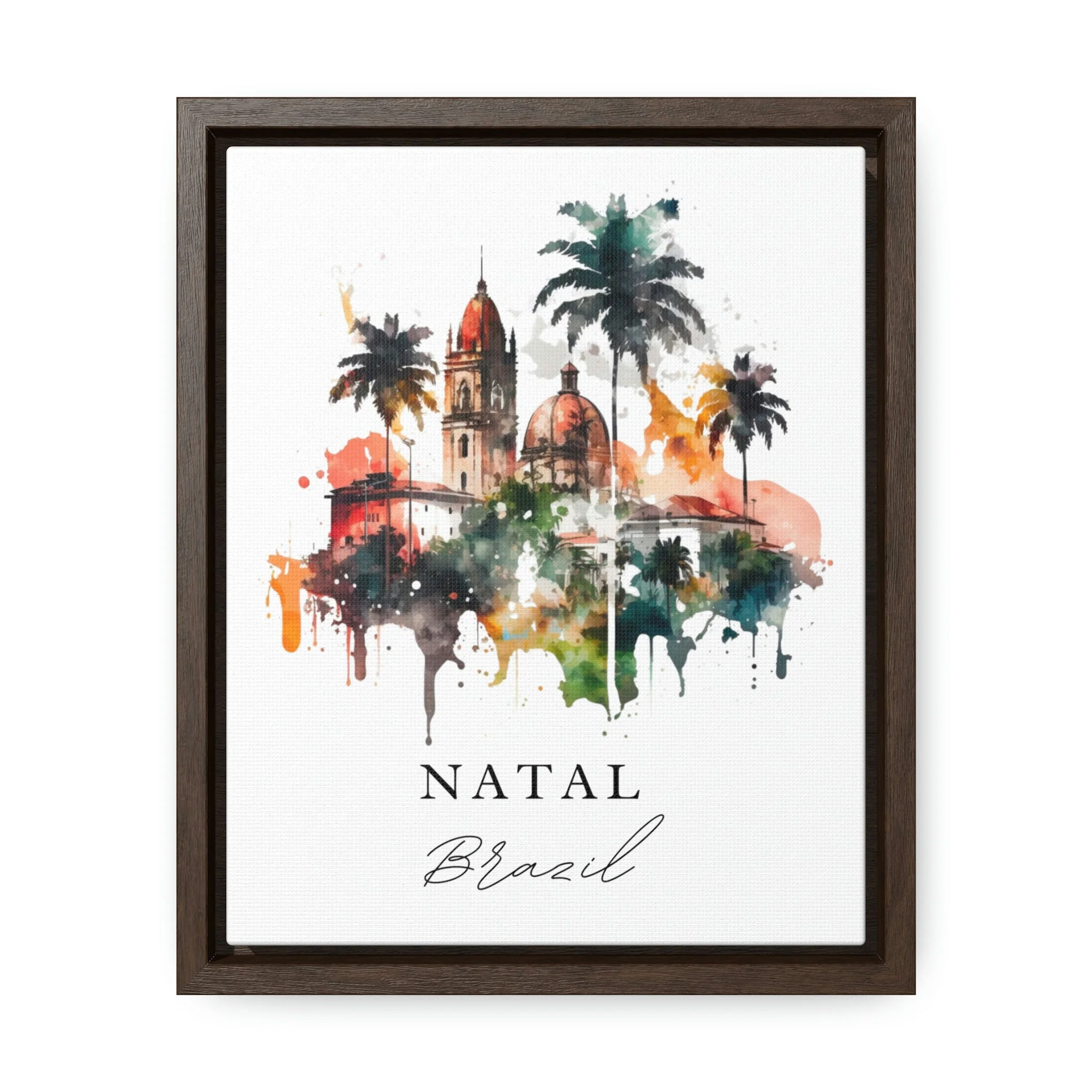 Natal, Brazil – Watercolor Art Print - Image 2