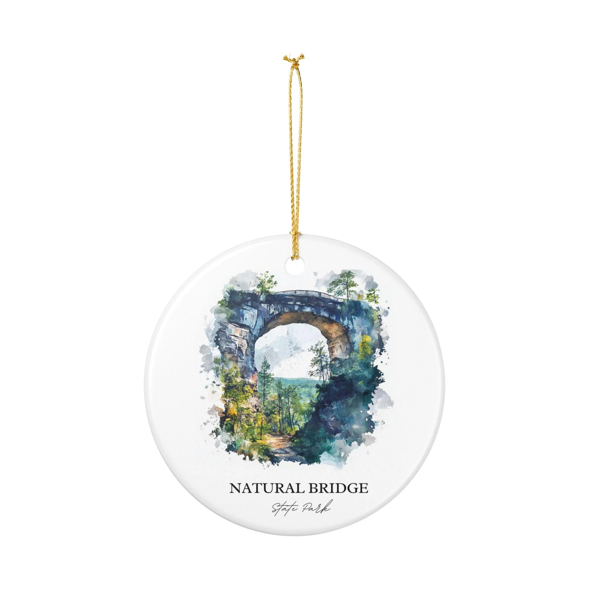 Natural Bridge State Park Ornament: Unique Natural Bridge State Park Souvenir, Natural Bridge Xmas Decor, and Authentic Virginia Gift - Image 2