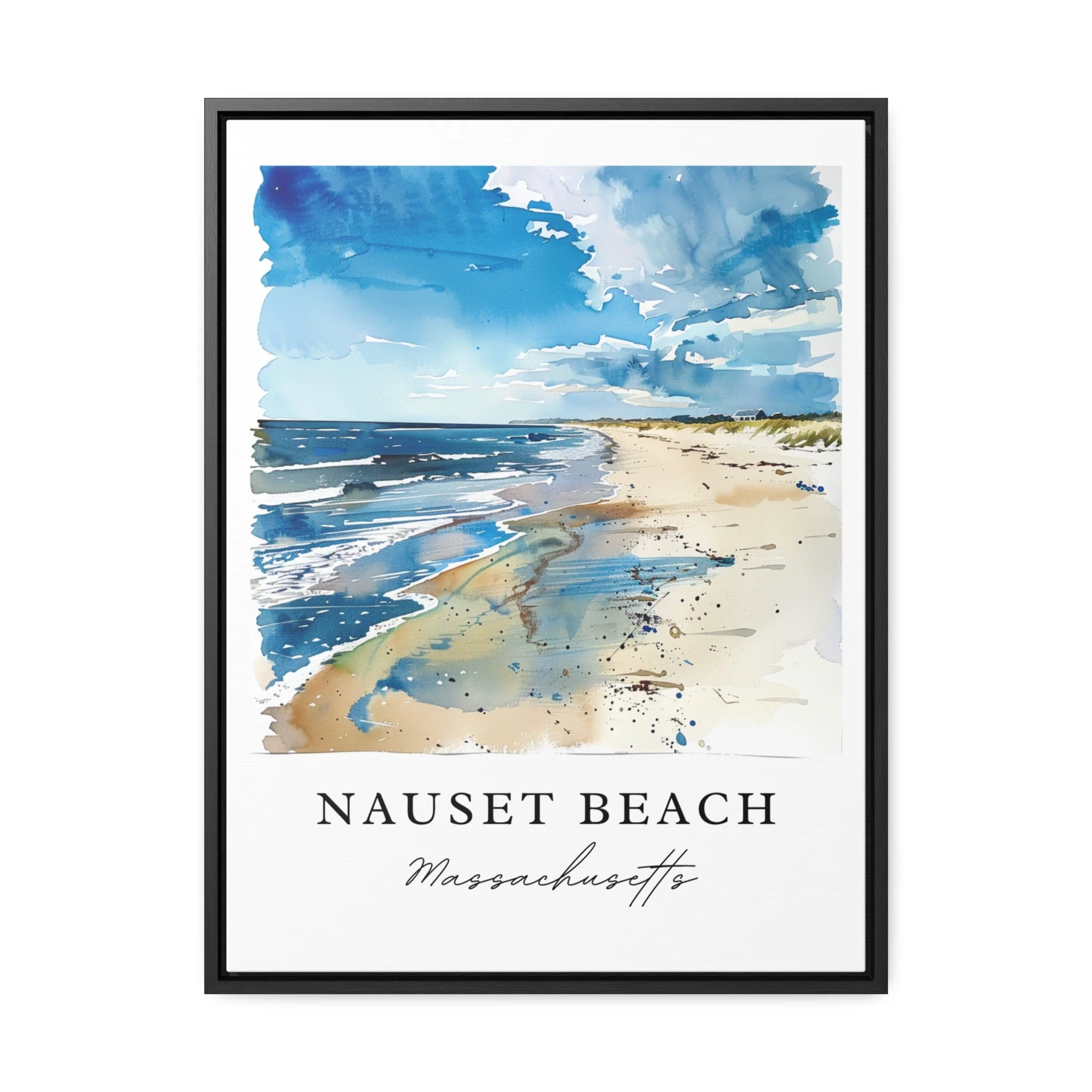 Nauset Beach, Massachusetts, Massachusetts – Watercolor Art Print - Image 5