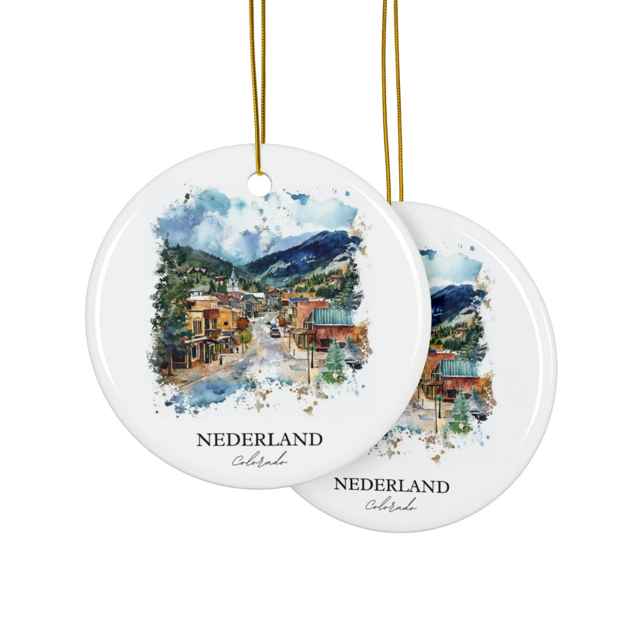 Nederland CO Ornament: Unique Boulder Souvenir, Nederland Xmas Decor, and Authentic Nederland Gift - Image 2