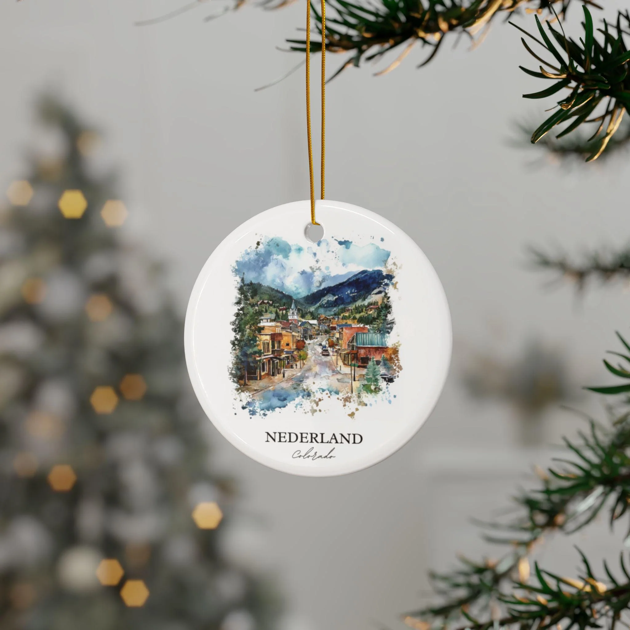 Nederland CO Ornament: Unique Boulder Souvenir, Nederland Xmas Decor, and Authentic Nederland Gift - Image 3