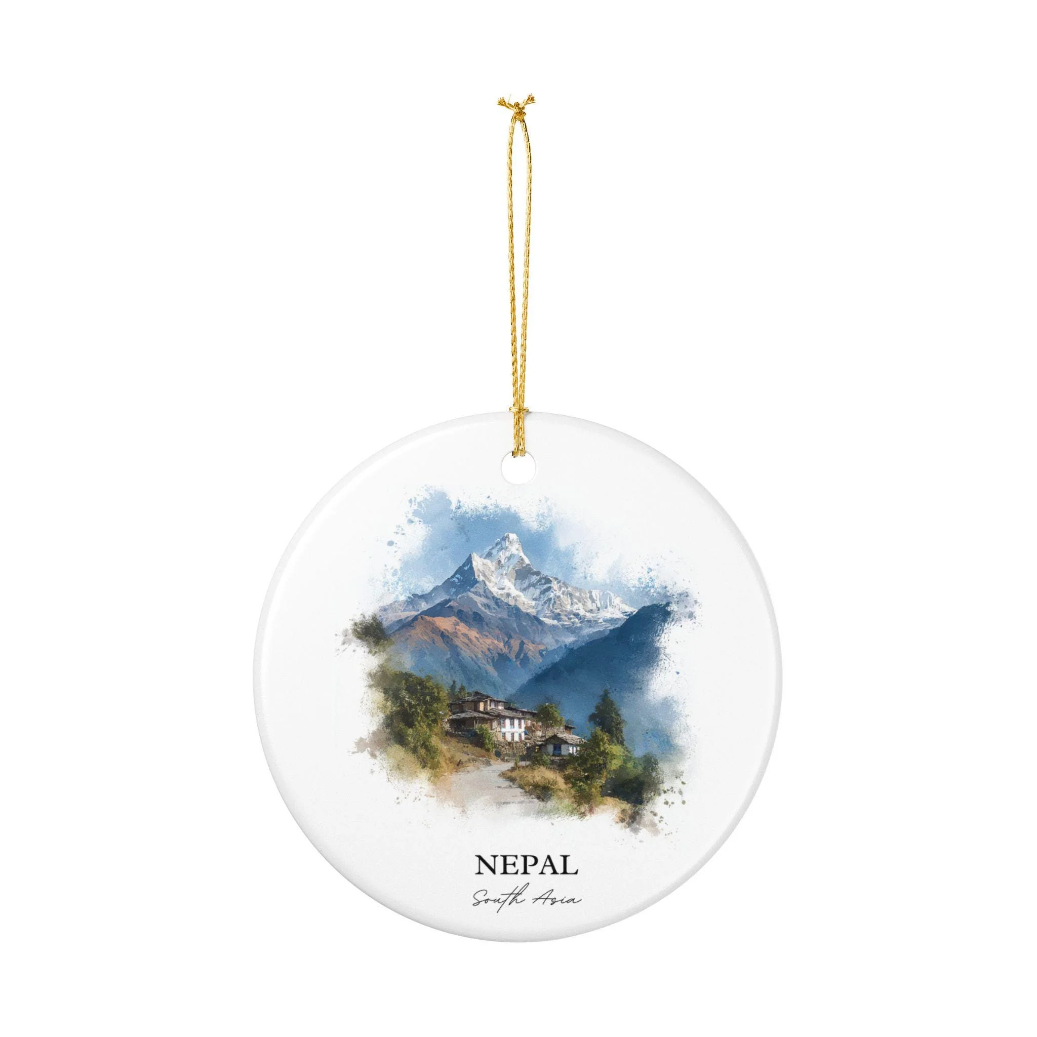 Nepal Ornament: Unique Nepal Souvenir, Nepal Xmas Decor, and Authentic Nepal Country Gift - Image 2