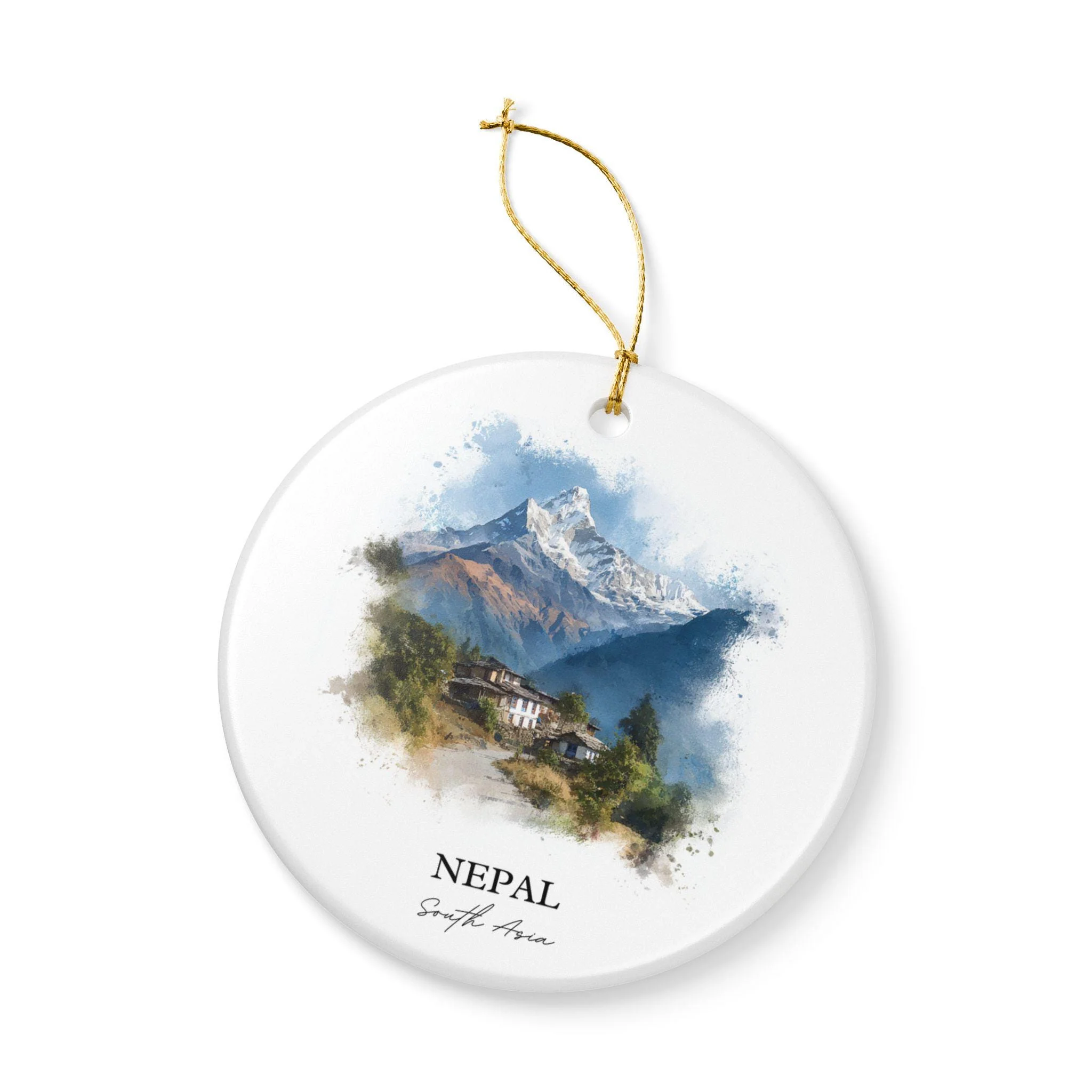 Nepal Ornament: Unique Nepal Souvenir, Nepal Xmas Decor, and Authentic Nepal Country Gift - Image 3