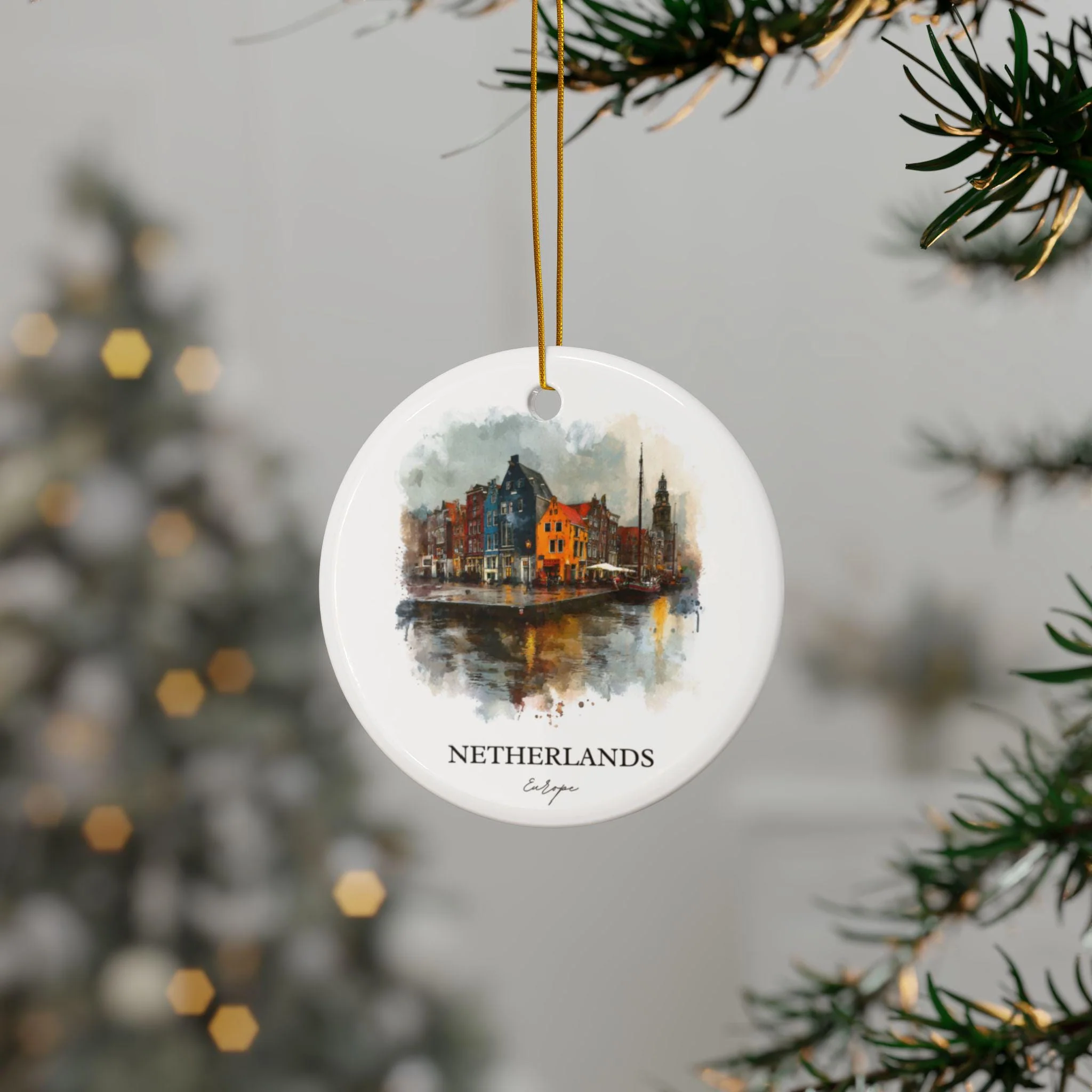 Netherlands Ornament: Unique Netherlands Souvenir, Netherlands Xmas Decor, and Authentic Netherlands Travel Gift - Image 3