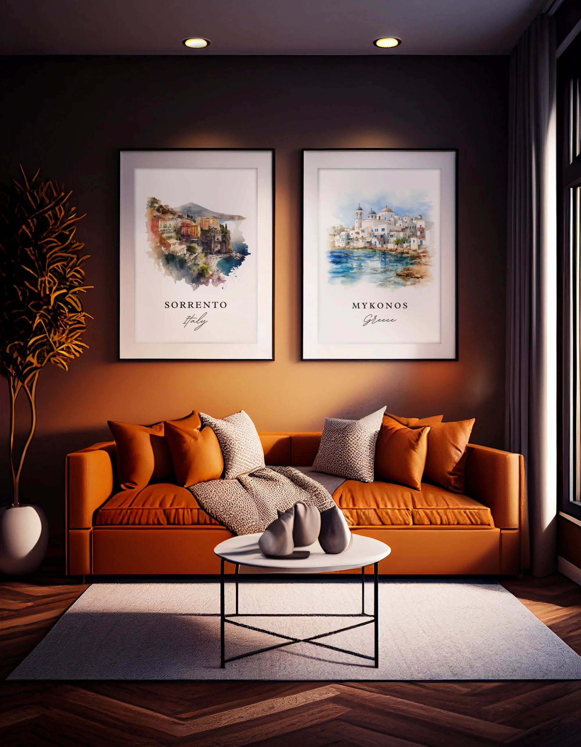 New Hampshire, USA – Watercolor Art Print with Coordinates - Image 10