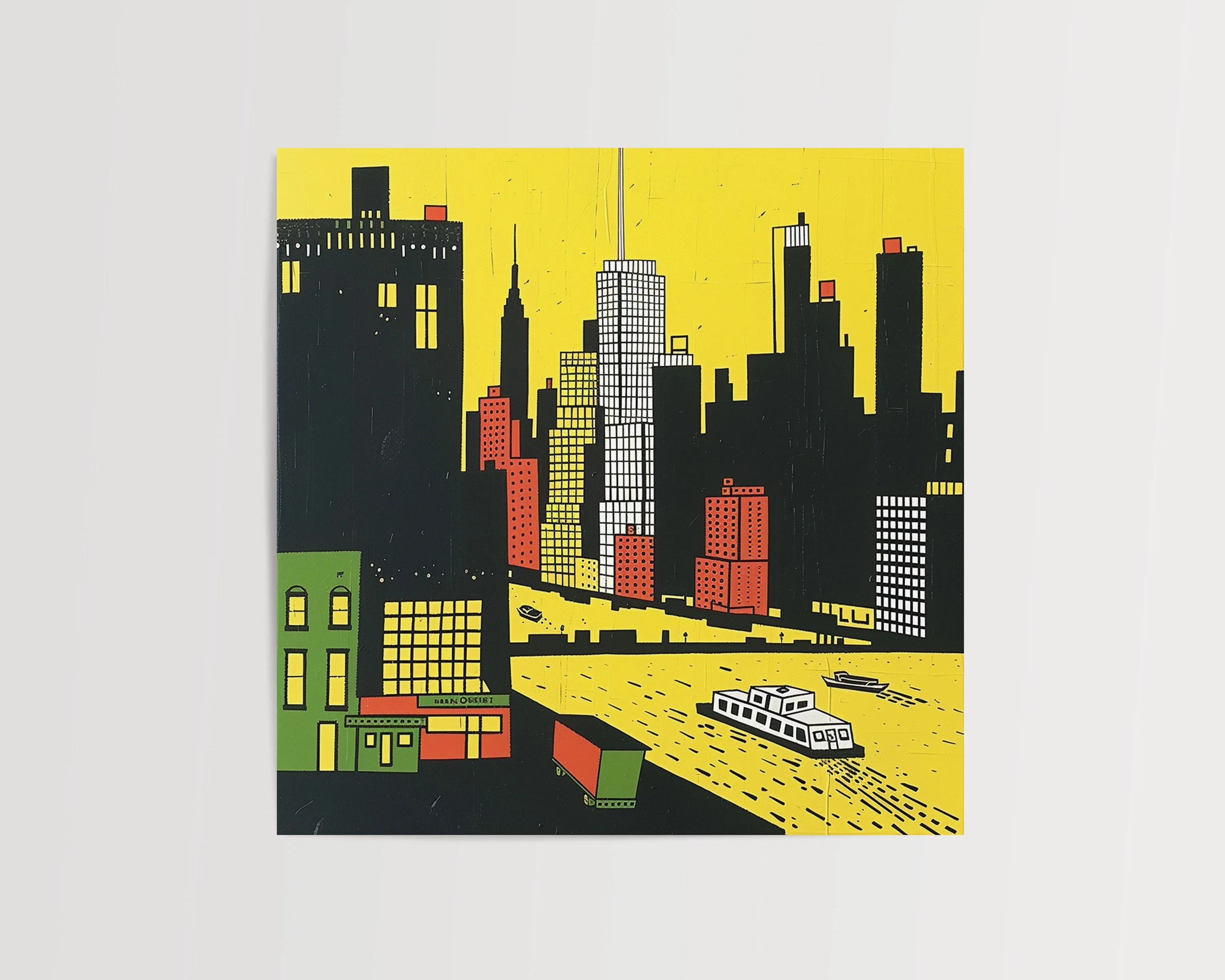 New York City, USA – Watercolor Art Print - Image 3
