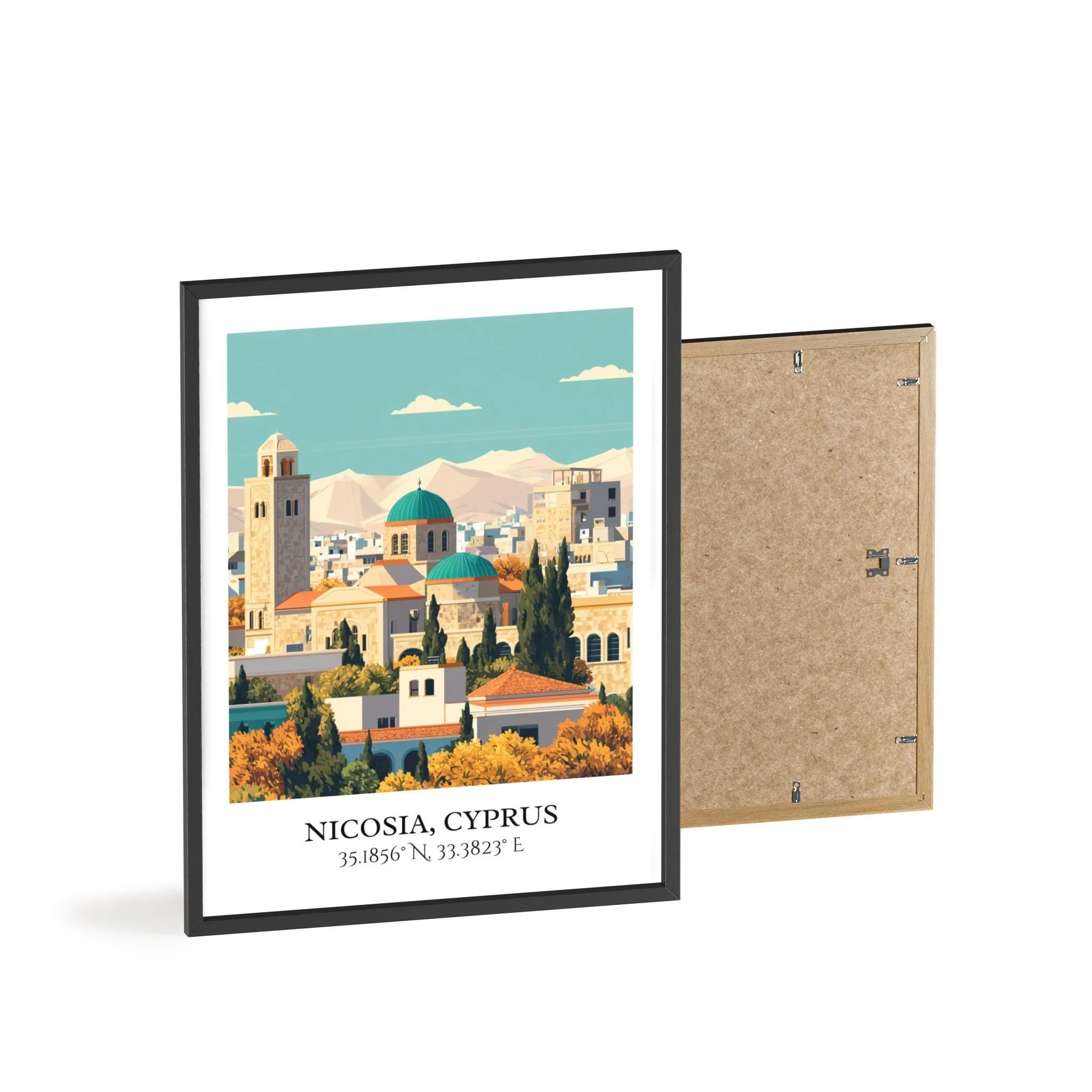 Nicosia, Cyprus – Watercolor Art Print - Image 8