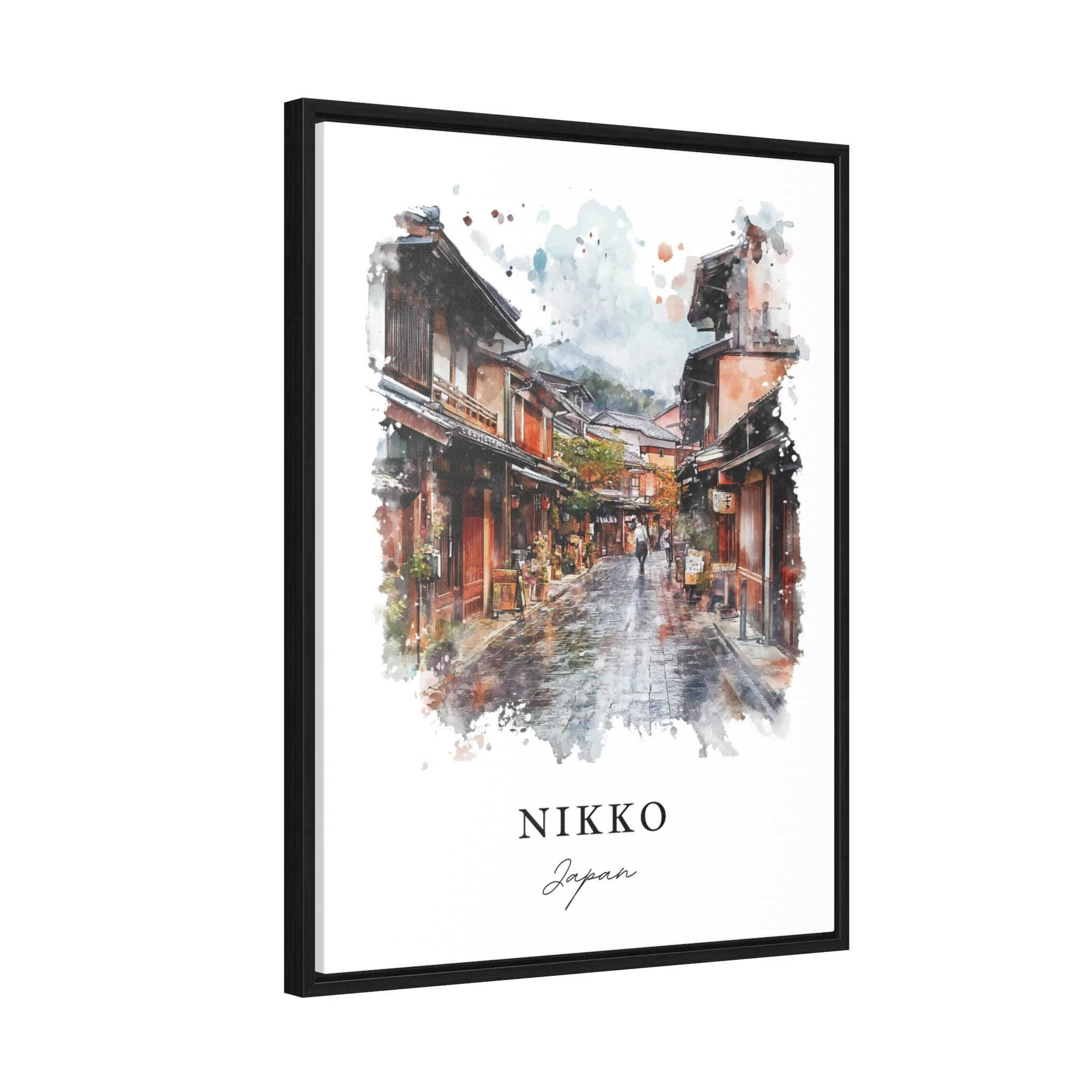 Nikko, Japan – Watercolor Art Print - Image 7