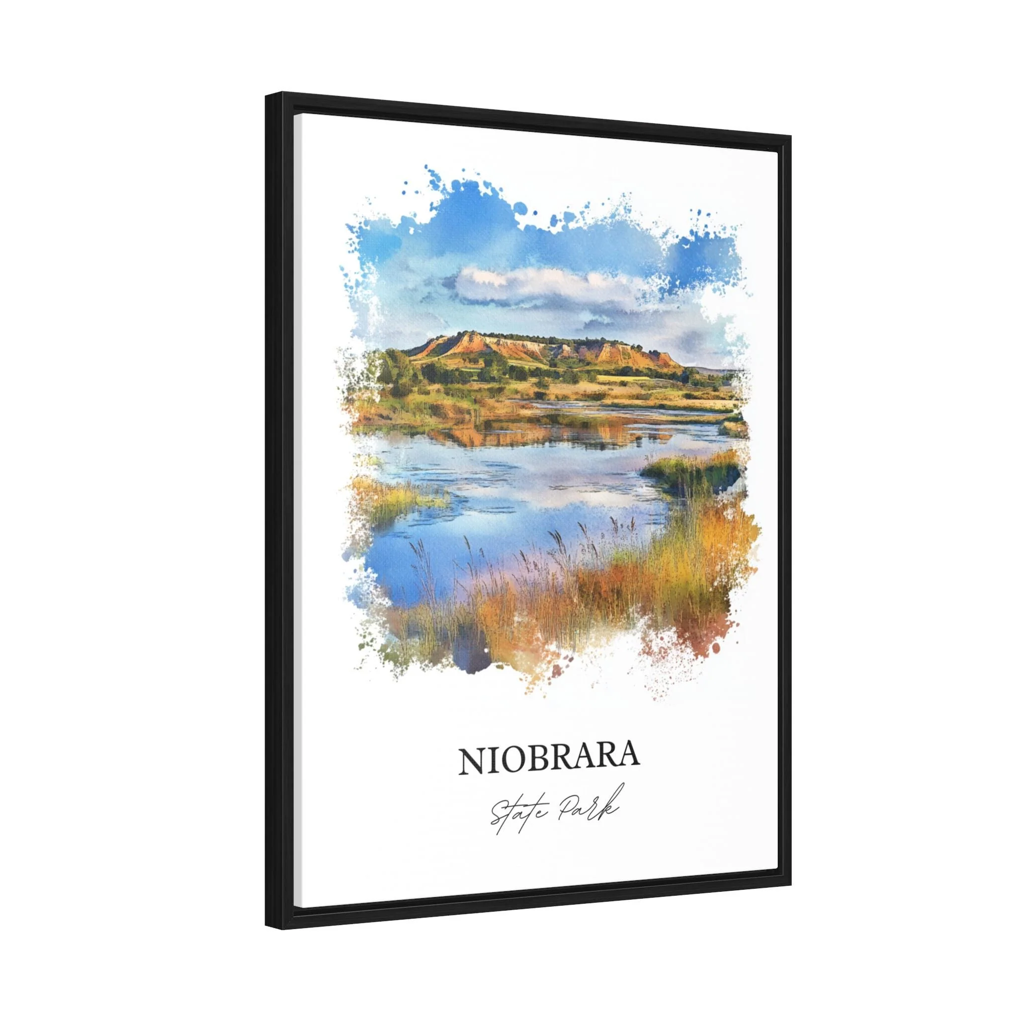 Niobrara State Park, USA – Watercolor Art Print - Image 8
