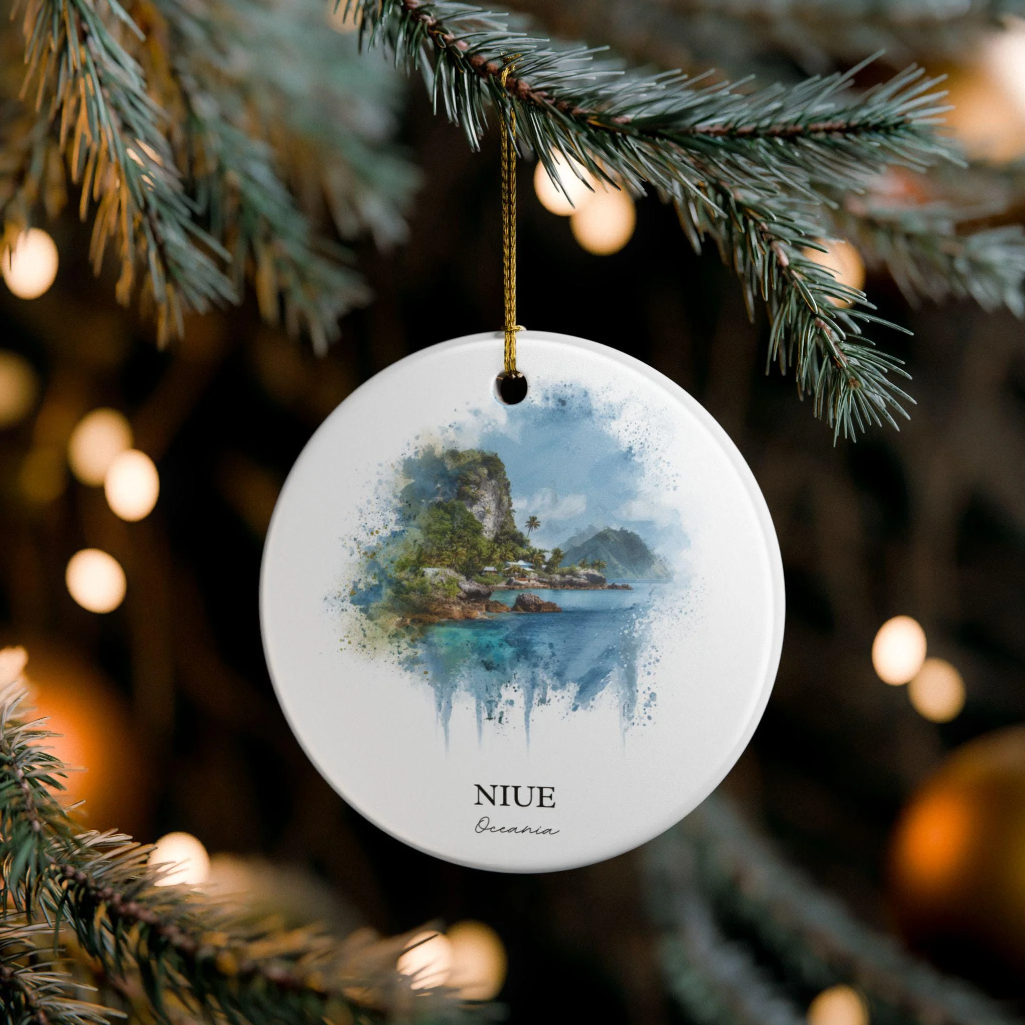 Niue Ornament: Unique Niue Souvenir, Niue Xmas Decor, and Authentic Niue Gift - Image 4