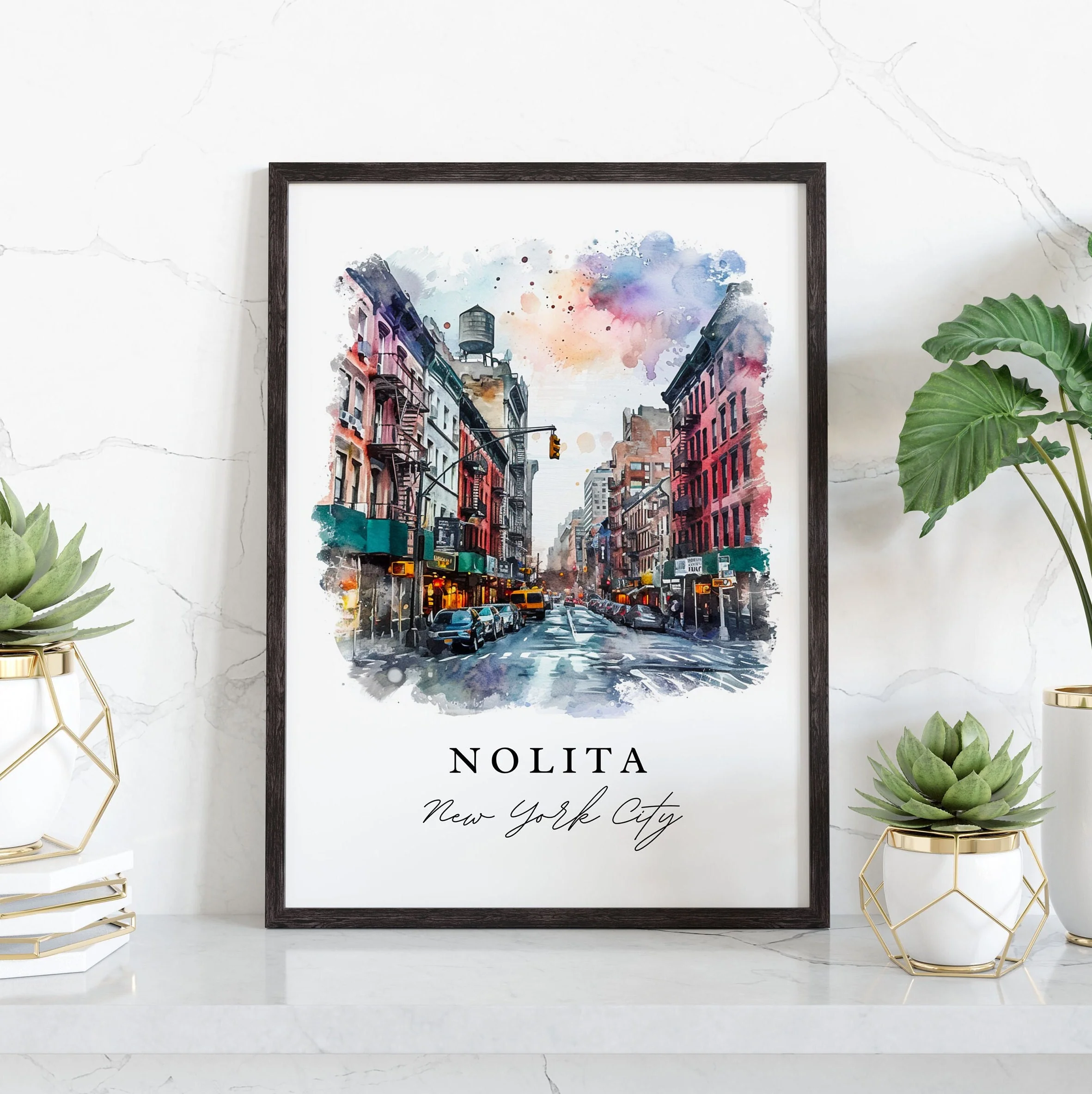 Nolita, NYC – Watercolor Art Print - Image 5