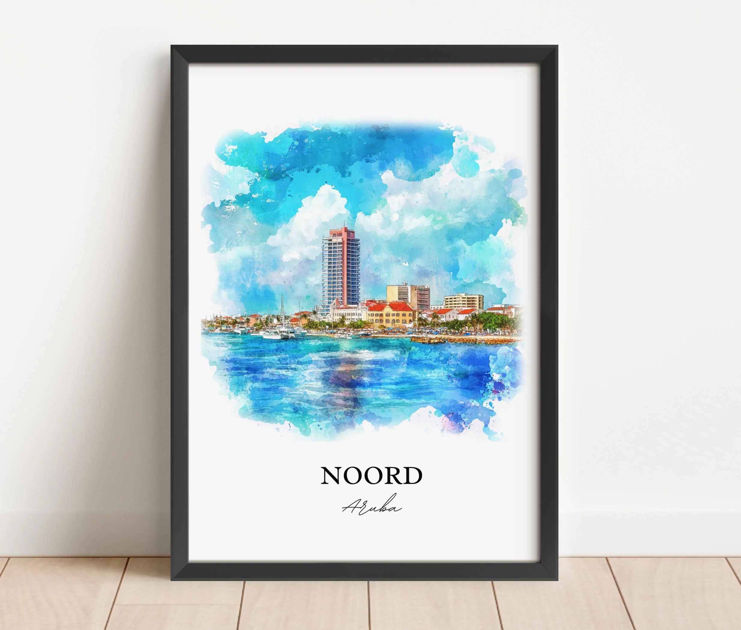 Noord, Aruba – Watercolor Art Print - Image 5