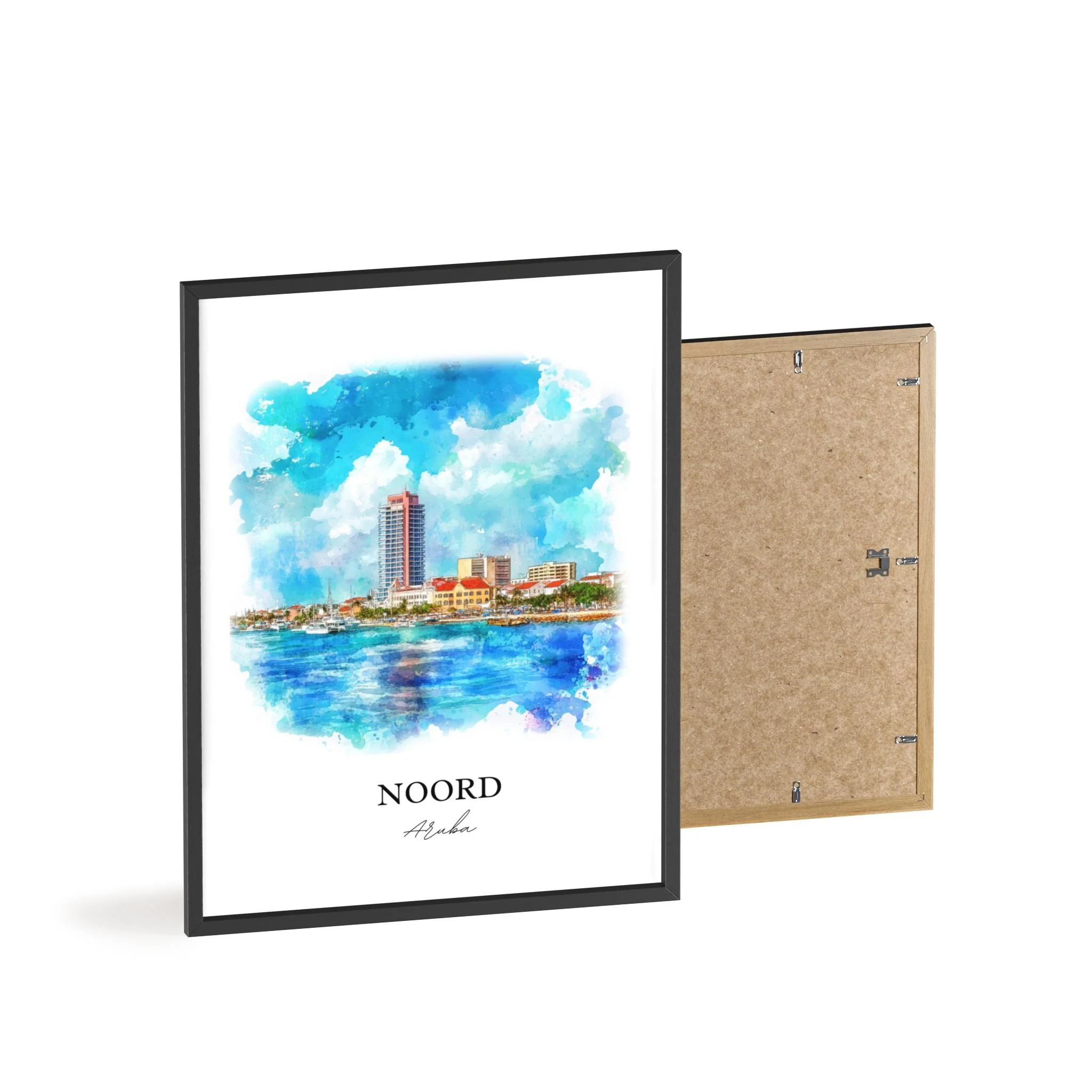 Noord, Aruba – Watercolor Art Print - Image 8