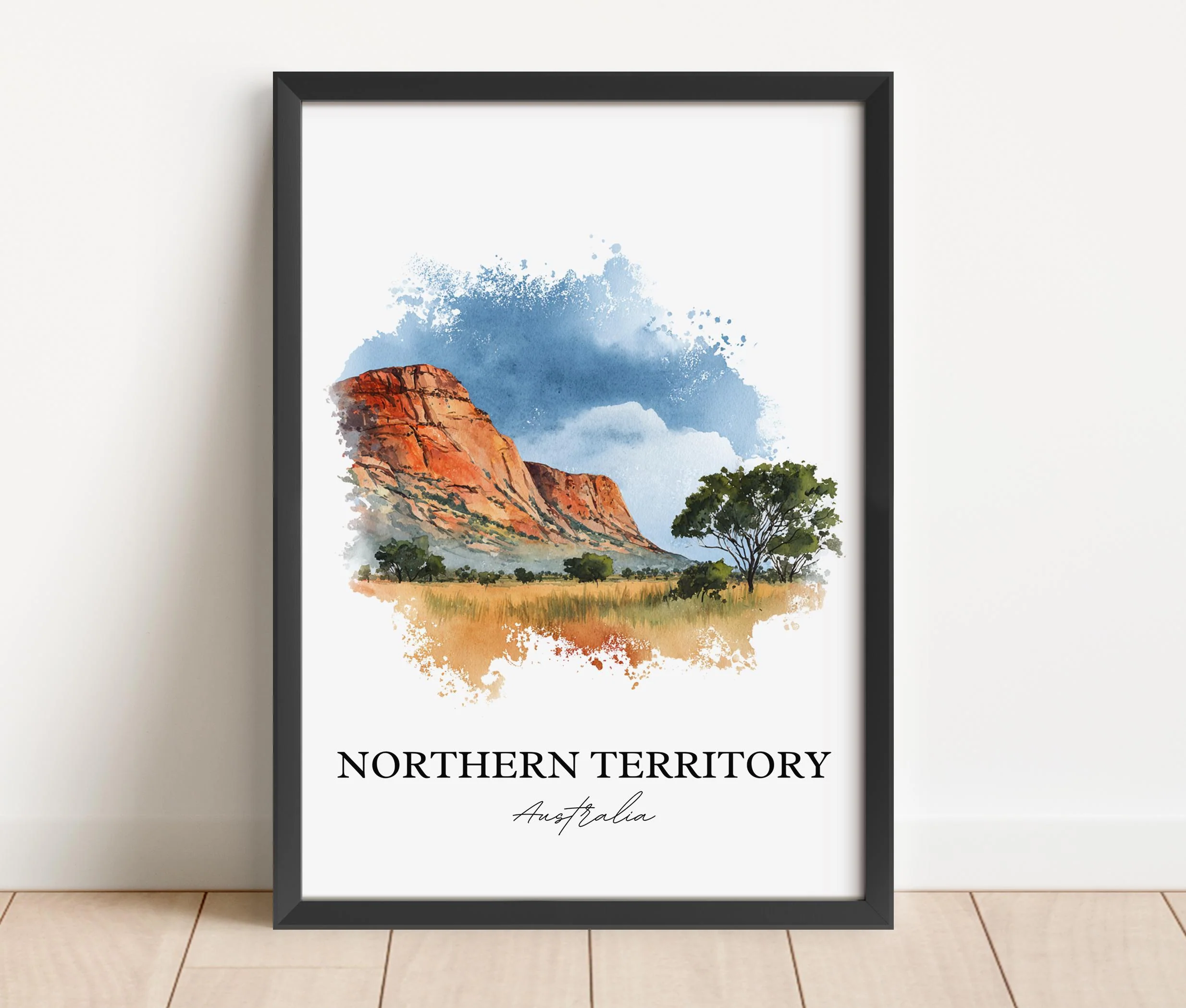Northern Territory, Australia – Watercolor Art Print - Image 4