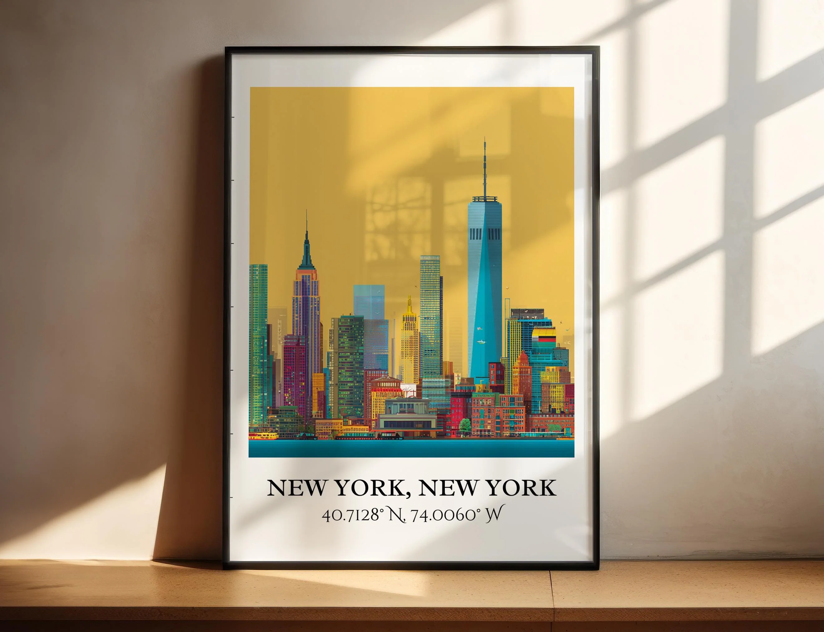 New York City, USA – Watercolor Art Print
