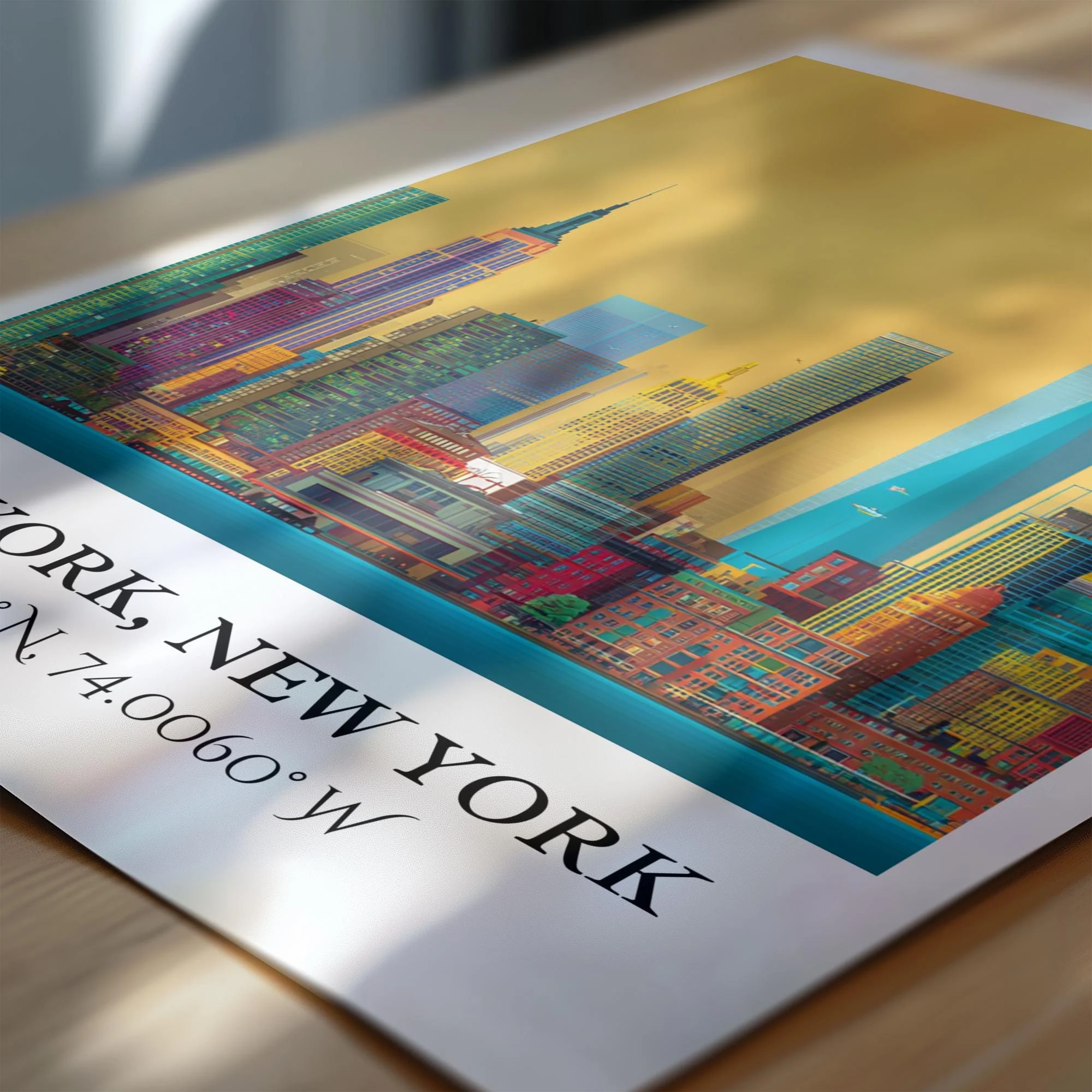 New York City, USA – Watercolor Art Print - Image 2