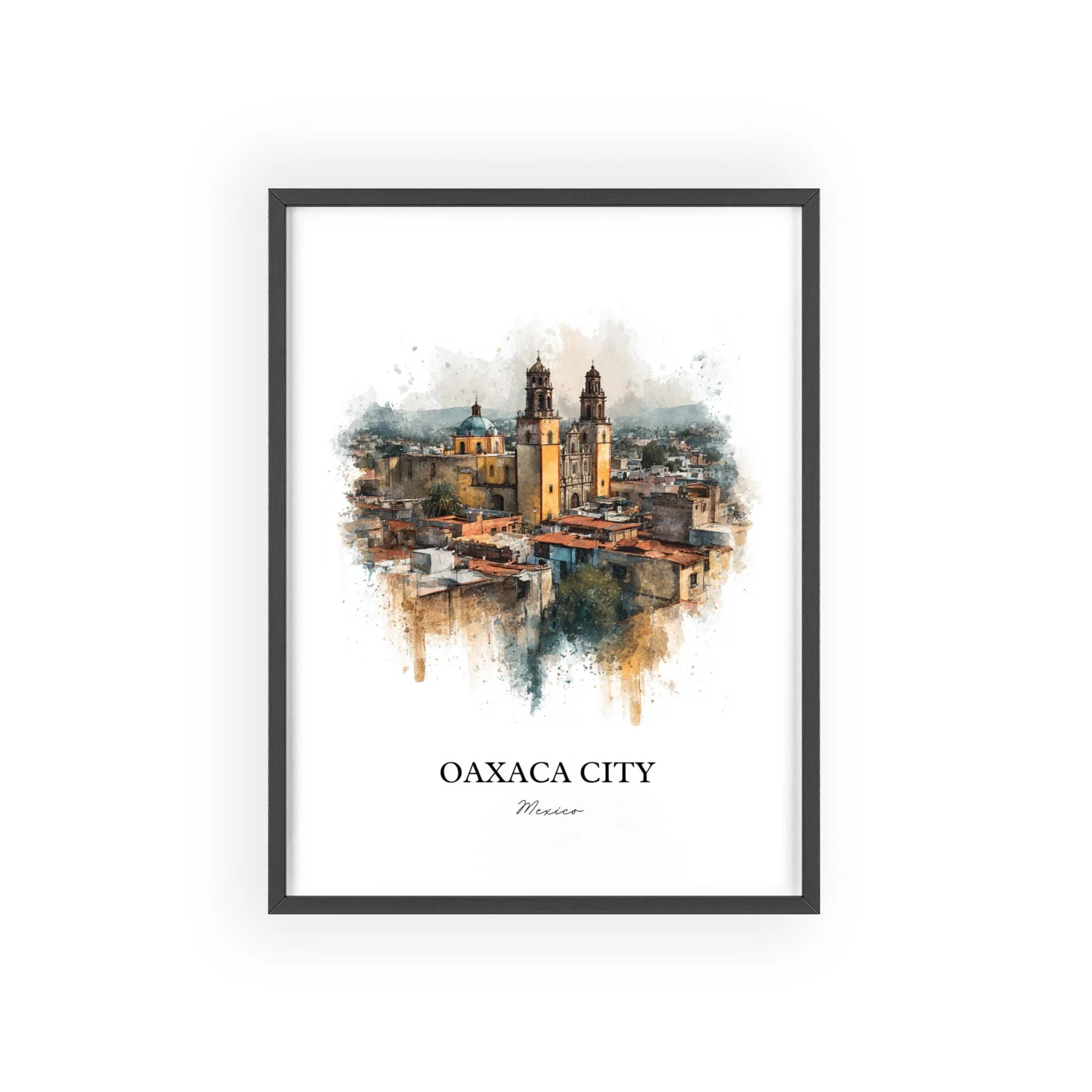 Oaxaca, Mexico – Watercolor Art Print - Image 10