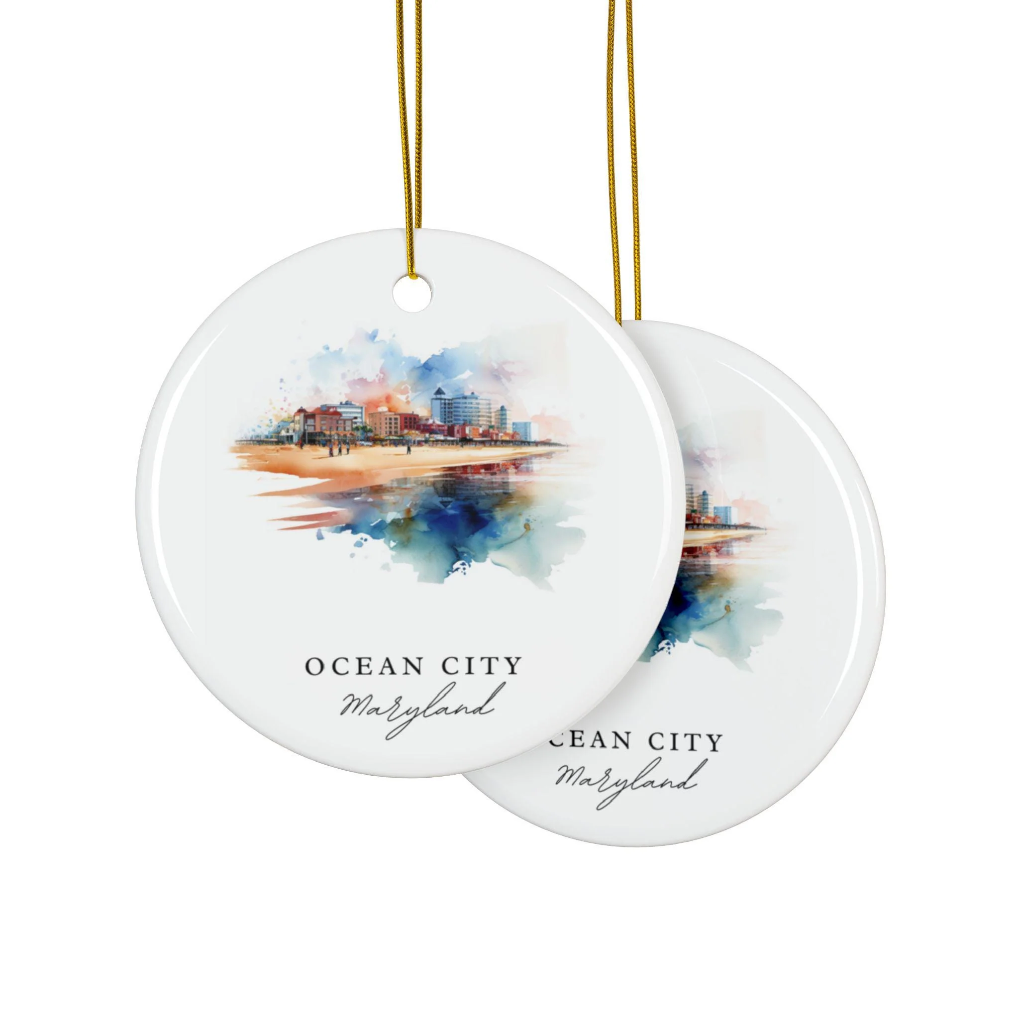 Ocean City MD Ornament: Unique Ocean City Souvenir, Ocean City Maryland Decor, and Authentic Ocean City MD Gift - Image 3