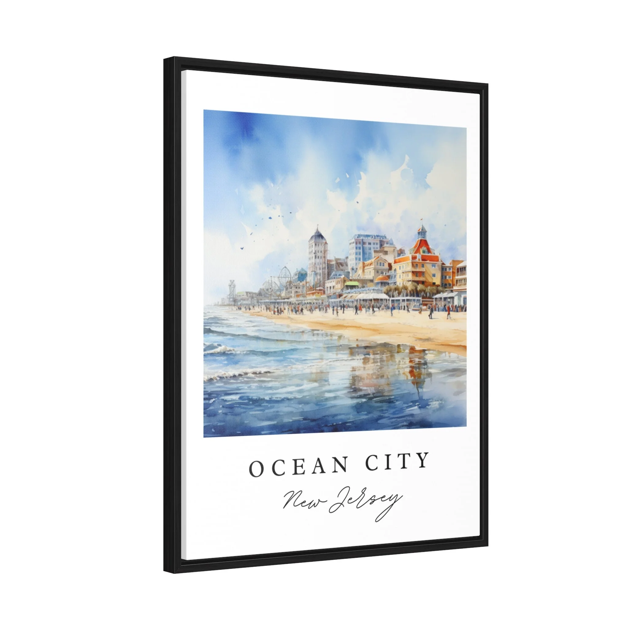 Ocean City, Maryland – Watercolor Art Print - Image 6