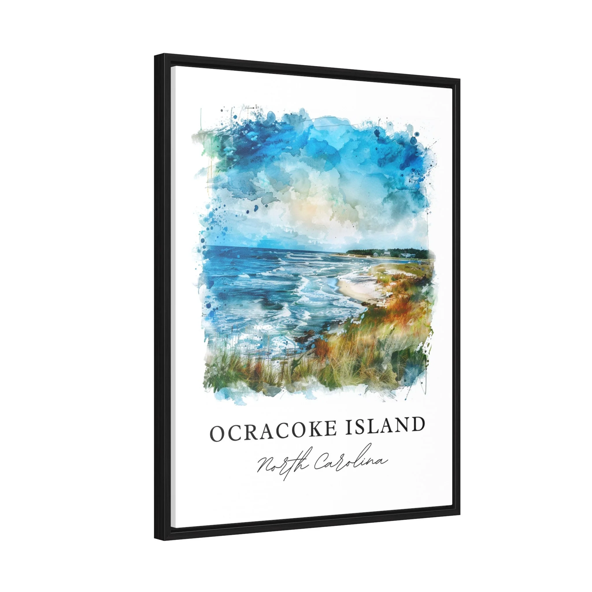 Ocracoke Island, USA – Watercolor Art Print - Image 6