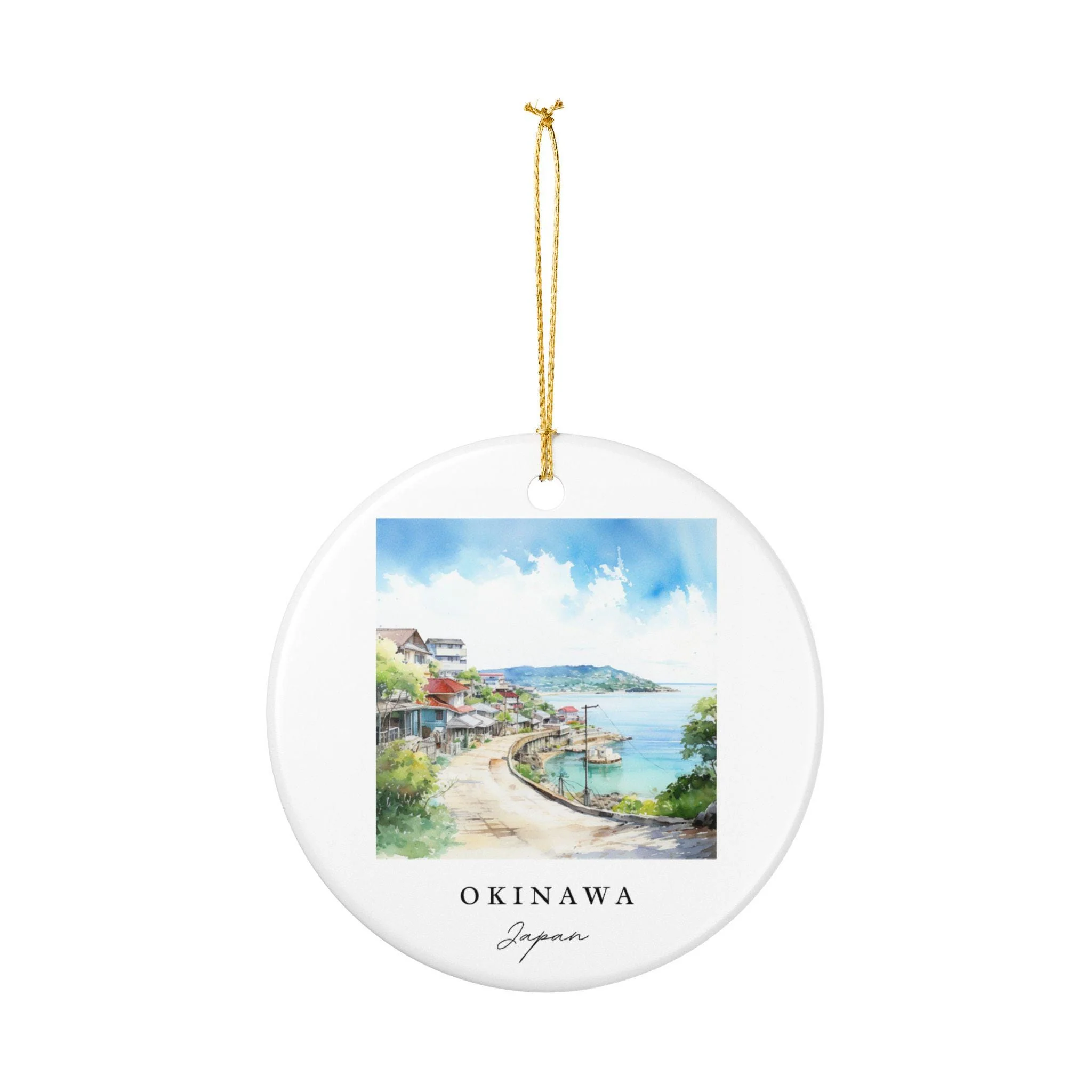 Okinawa Ornament Okinawa Travel Gift Okinawa Japan Souvenir Okinawa Japan Ornament Japan Wall Art - Image 3