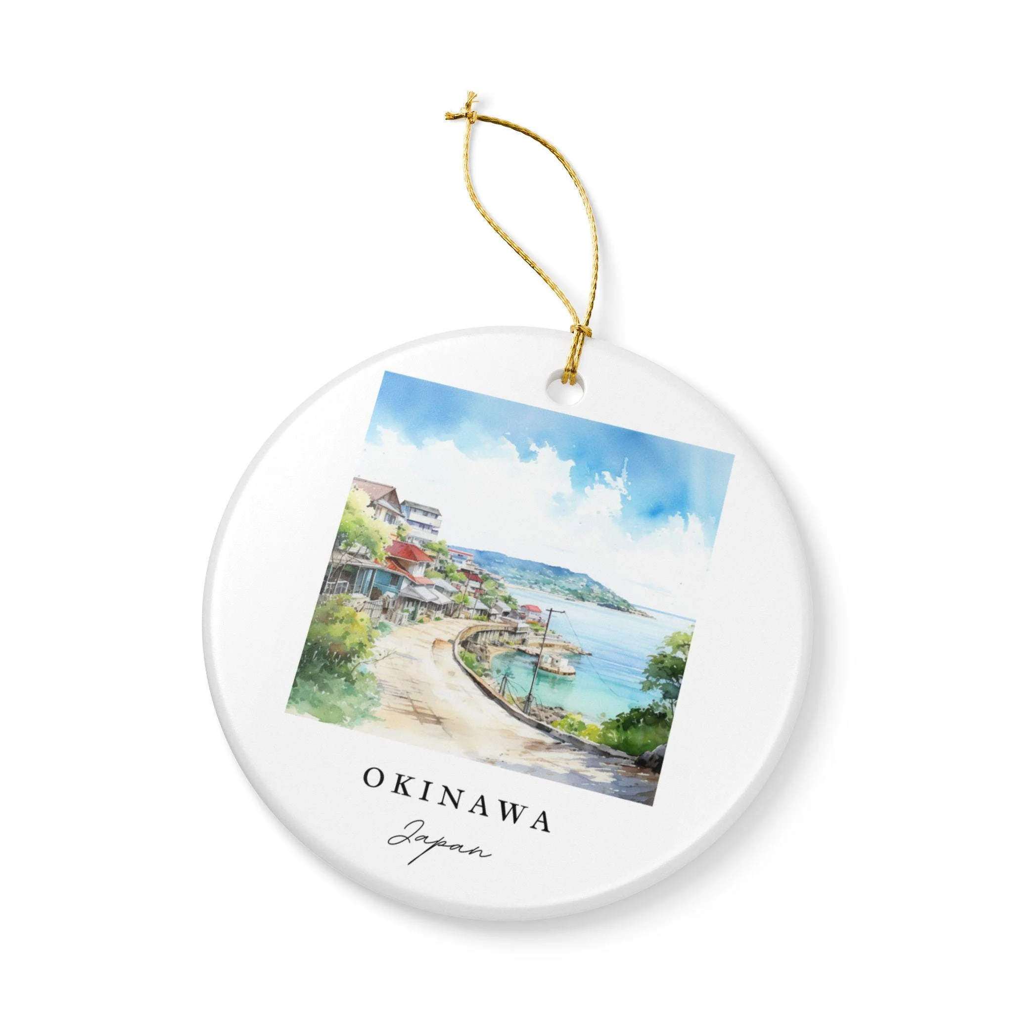 Okinawa Ornament Okinawa Travel Gift Okinawa Japan Souvenir Okinawa Japan Ornament Japan Wall Art - Image 4
