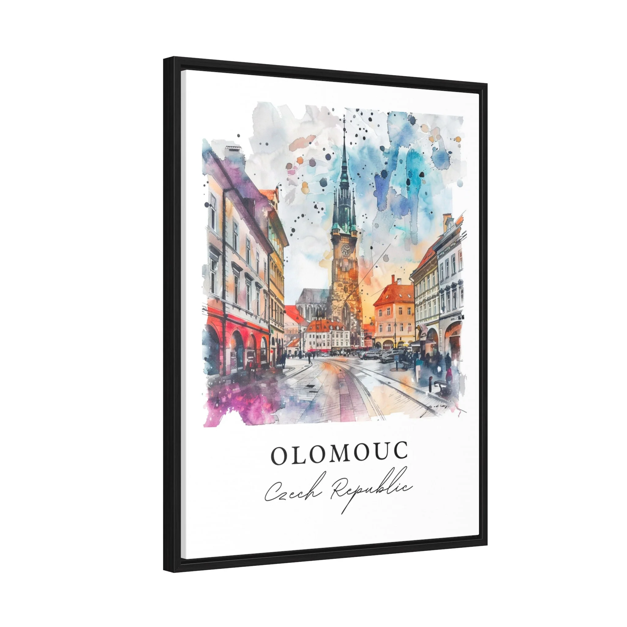 Olomouc, Czech Republic – Watercolor Art Print - Image 6